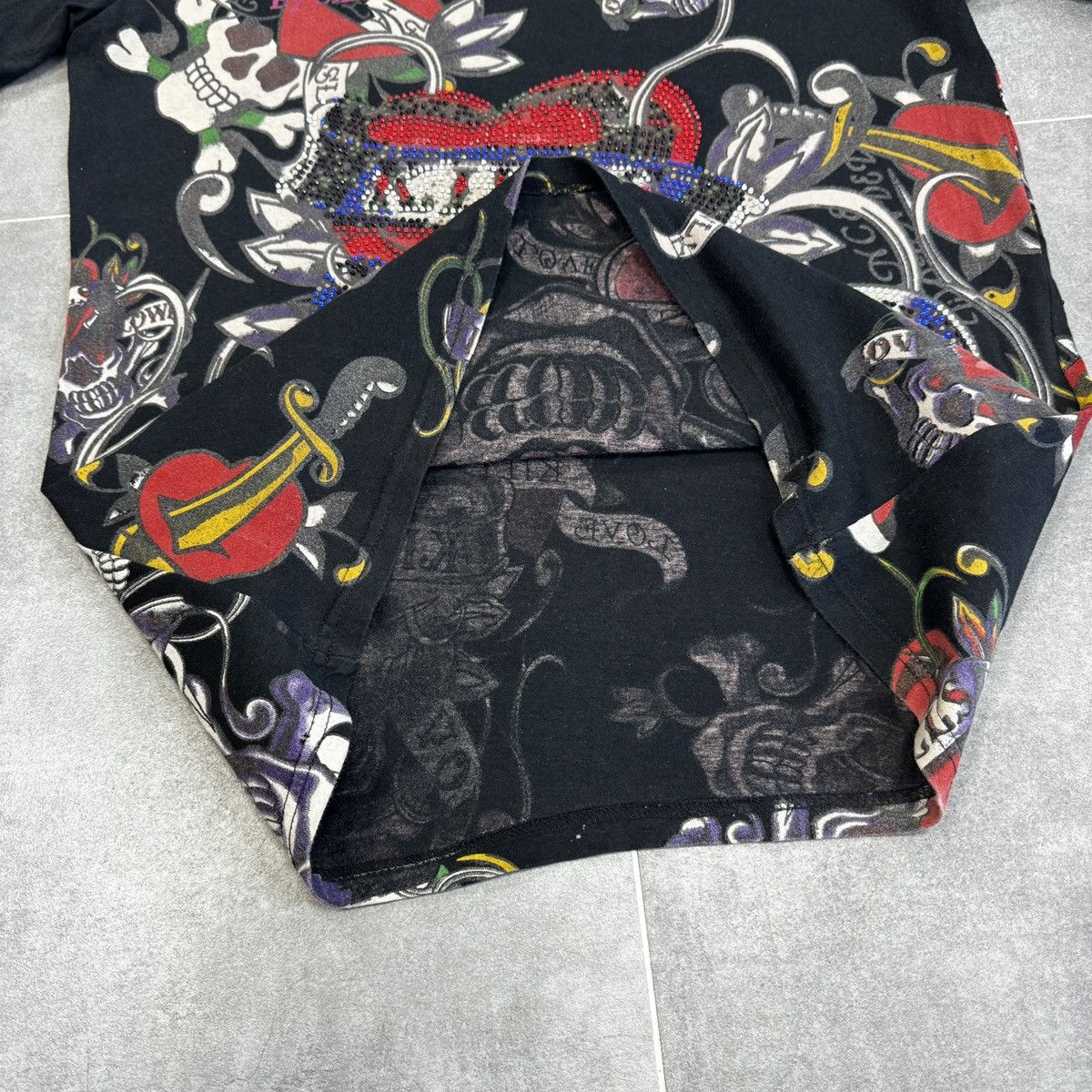 Ed Hardy Ed Hardy by Christian Audigier Skulls Tattoo Swag T-Shirt Size L / US 10 / IT 46 - 8 Thumbnail