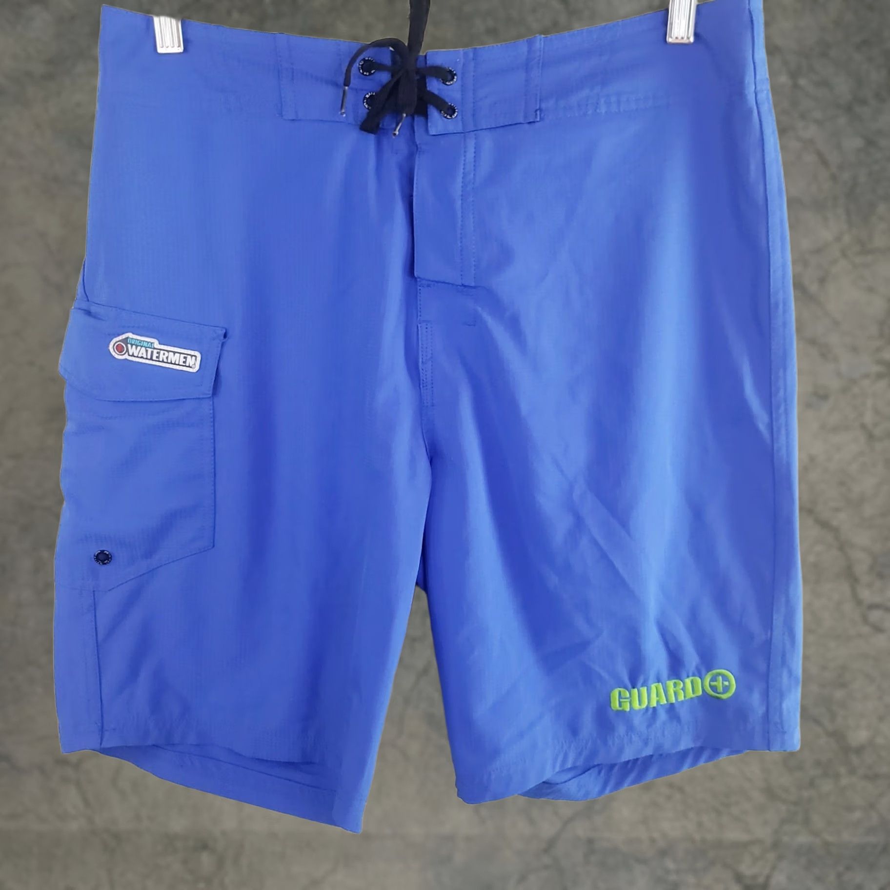 Vintage Original Waterman Lifeguard Boardshort Men 32x9 Blue Durable Nylon Size US 32 / EU 48 - 1 Thumbnail