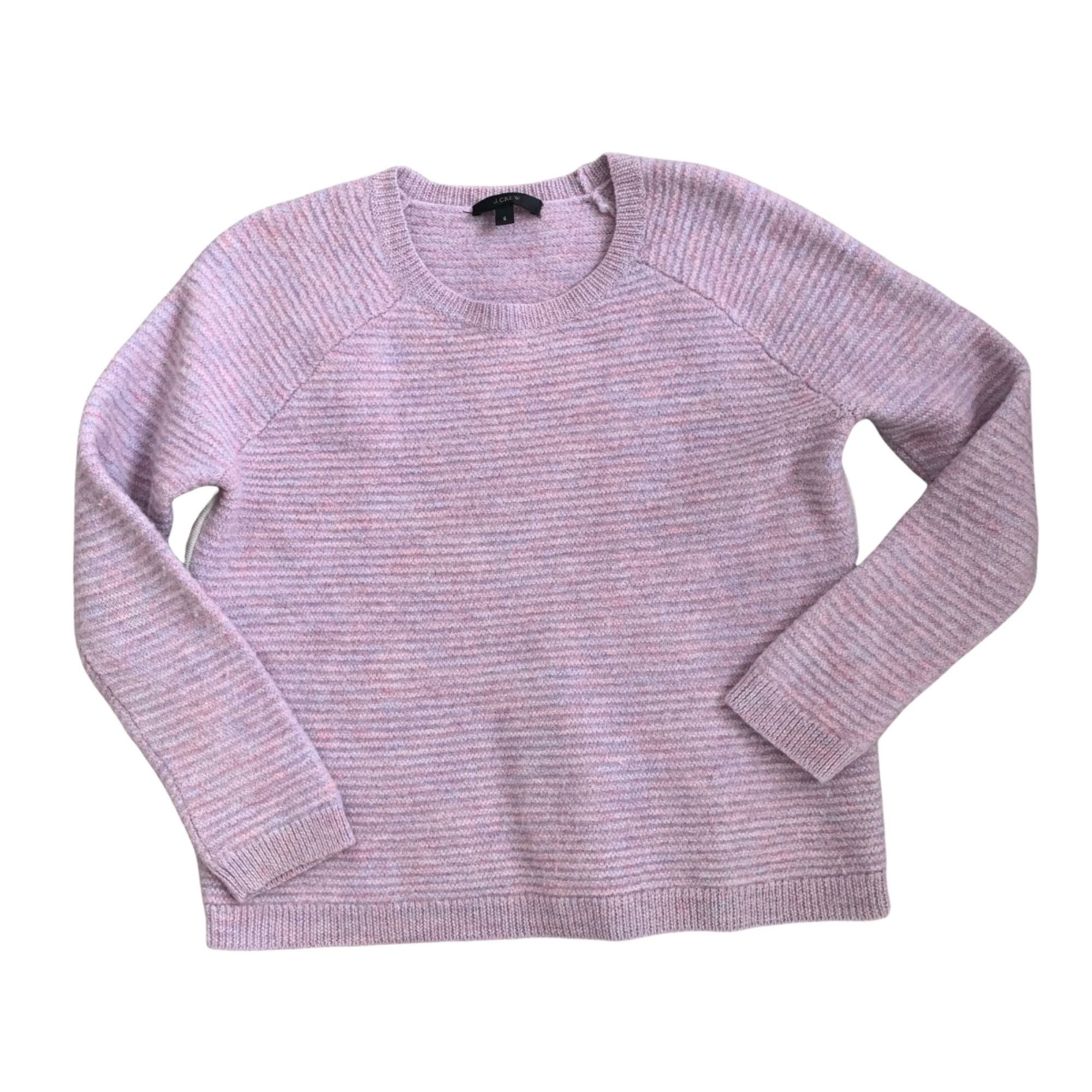 J.Crew J. Crew 100% Merino Wool Textured Ribbed Pastel Sweater S Size S / US 4 / IT 40 - 1 Thumbnail
