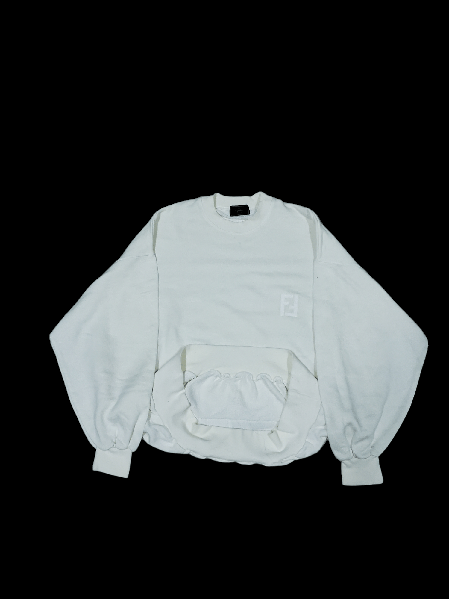 Designer × Fendi FENDI Double F Crewneck Sweatshirt Size US M / EU 48-50 / 2 - 3 Thumbnail
