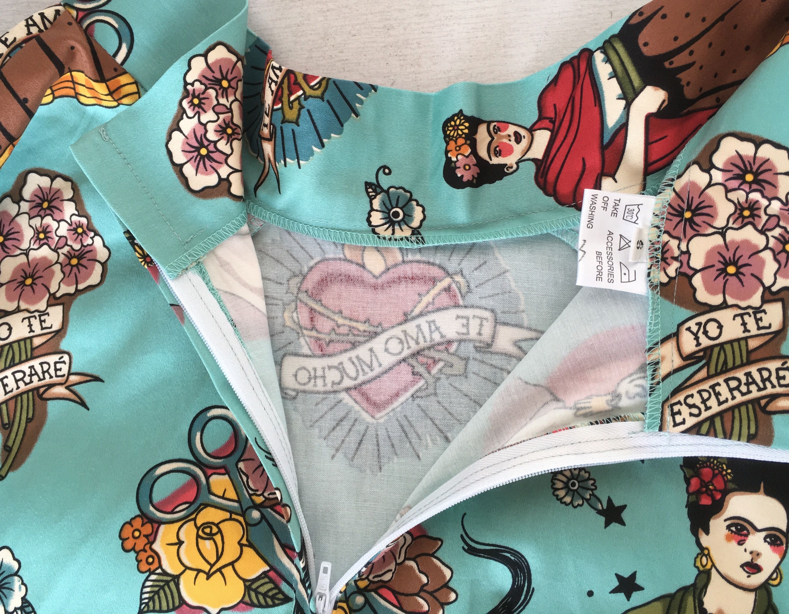 Other VIntage Retro Style Print Casual Circle Skirts Size 28" / US 6 / IT 42 - 3 Thumbnail