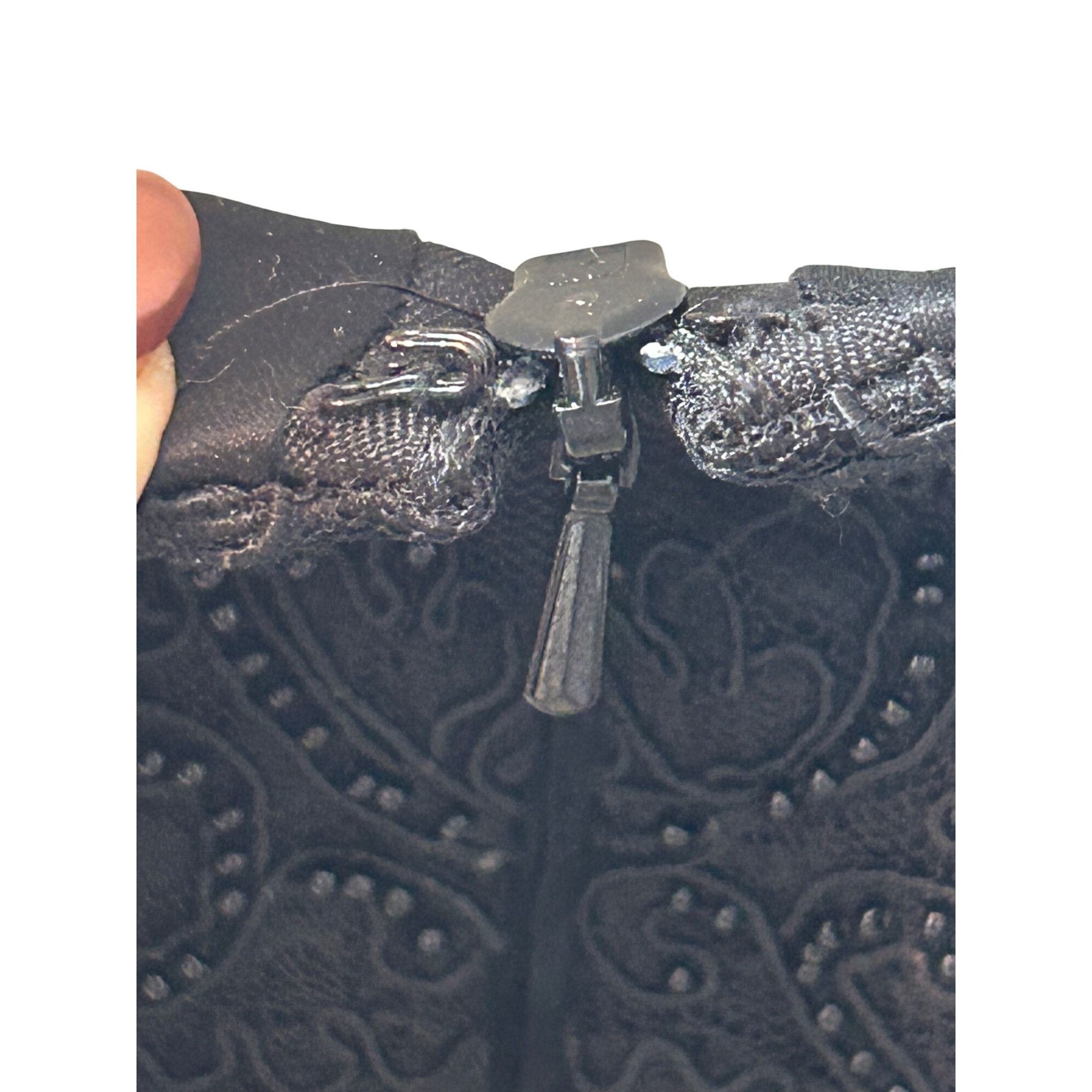 Other Carmen Marc Valvo Black Dress 8 Sheath Flapper Style Tiered Size M / US 6-8 / IT 42-44 - 9 Thumbnail