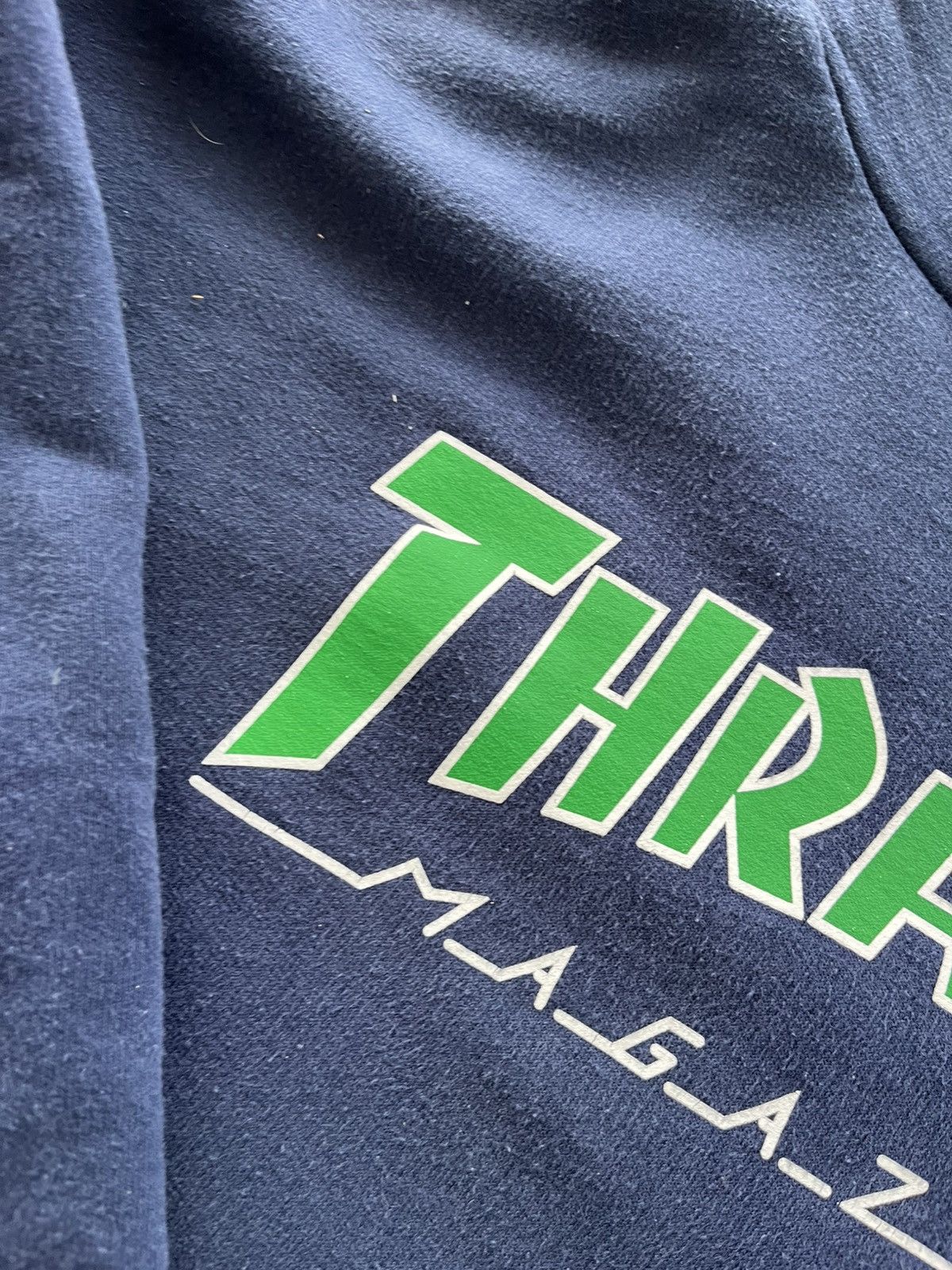 Thrasher Vintage 00s Thrasher Faded Blue minimalistic sk8 y2k Hoodie Size US L / EU 52-54 / 3 - 11 Thumbnail