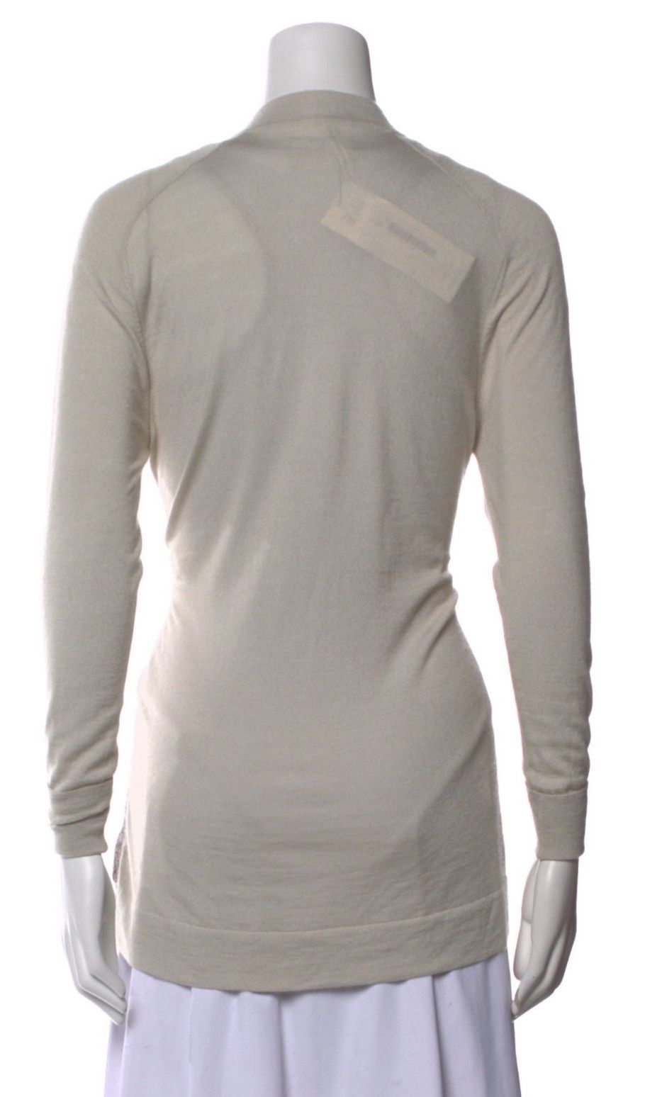 Hermes Hermès by Martin Margiela Silk Panel Cardigan / Longline Size S / US 4 / IT 40 - 3 Thumbnail