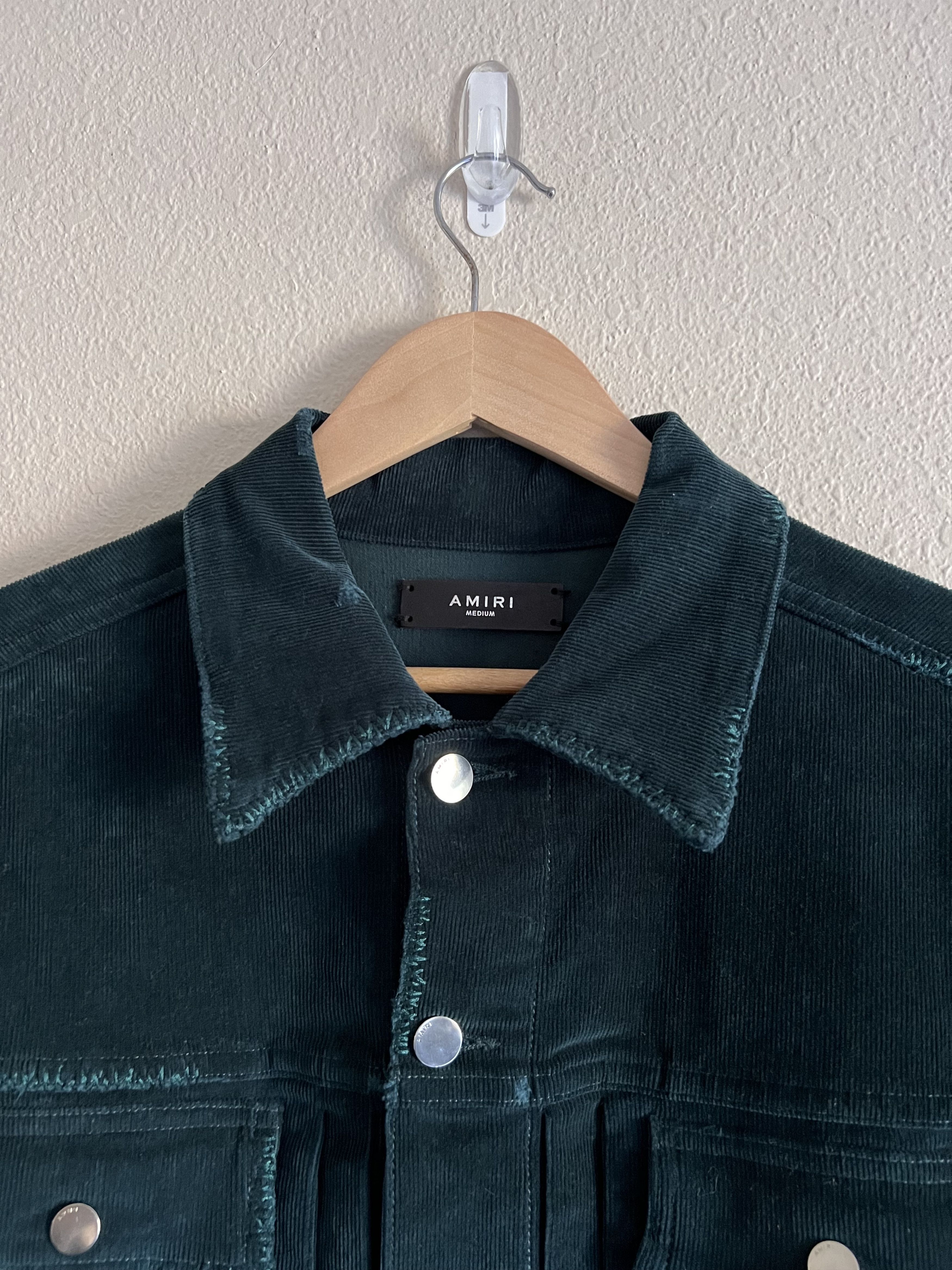Amiri Amiri Corduroy Wranger Jacket in Green Size US M / EU 48-50 / 2 - 2 Thumbnail