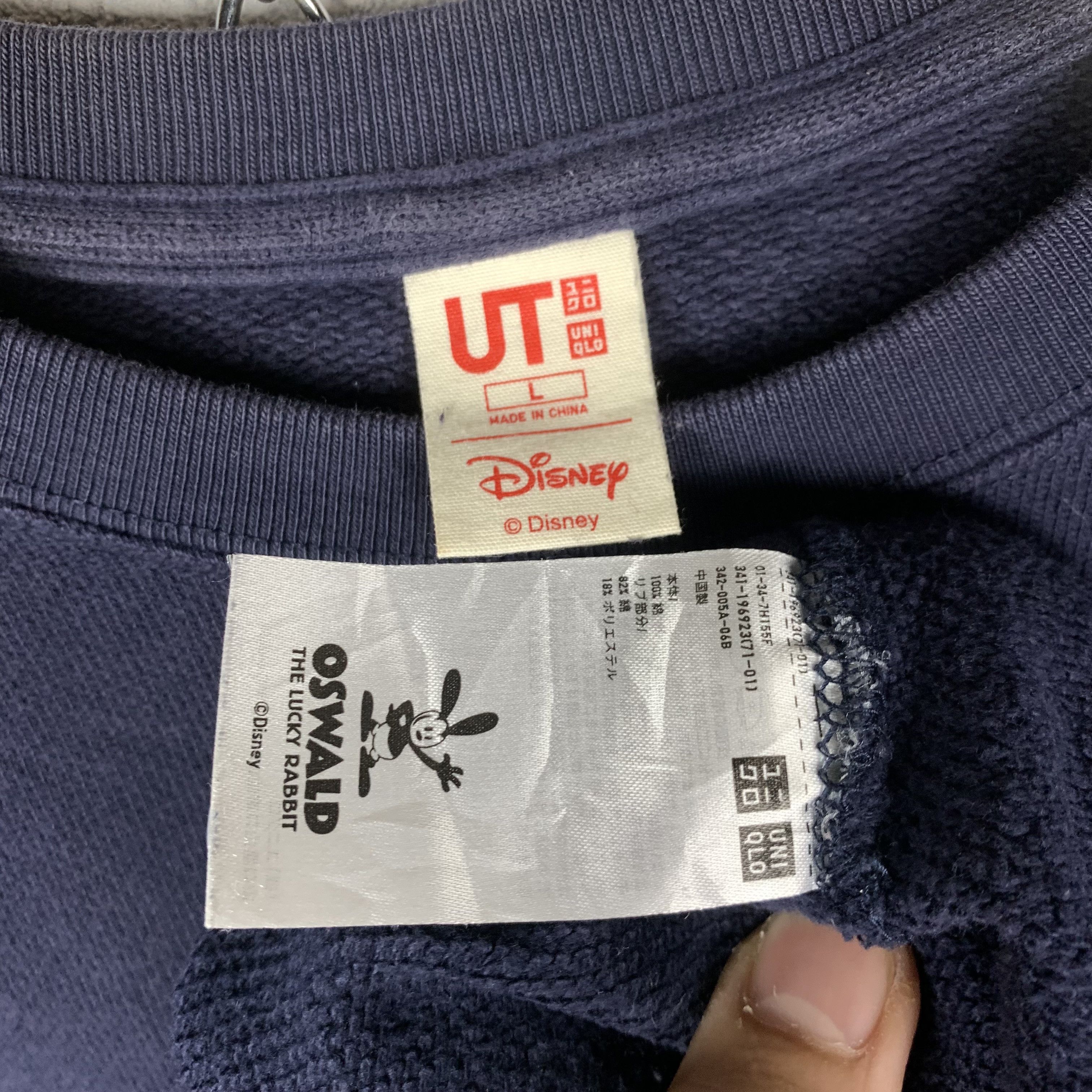 Uniqlo Oswald The Lucky Rabbit Uniqlo Sweatshirt Crewneck Size US M / EU 48-50 / 2 - 5 Thumbnail