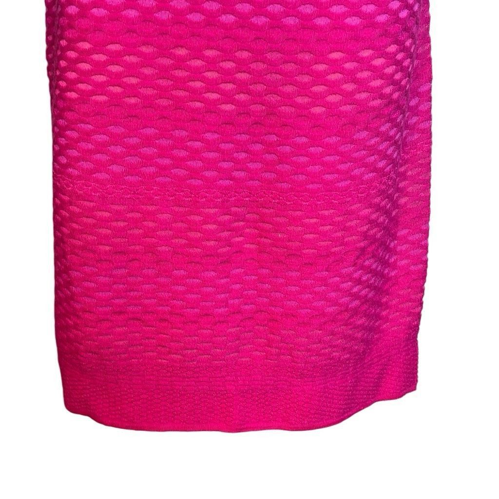 Missoni M Missoni Magenta Shift Midi Wool Blend Dress M NWT (001) Size M / US 6-8 / IT 42-44 - 3 Thumbnail