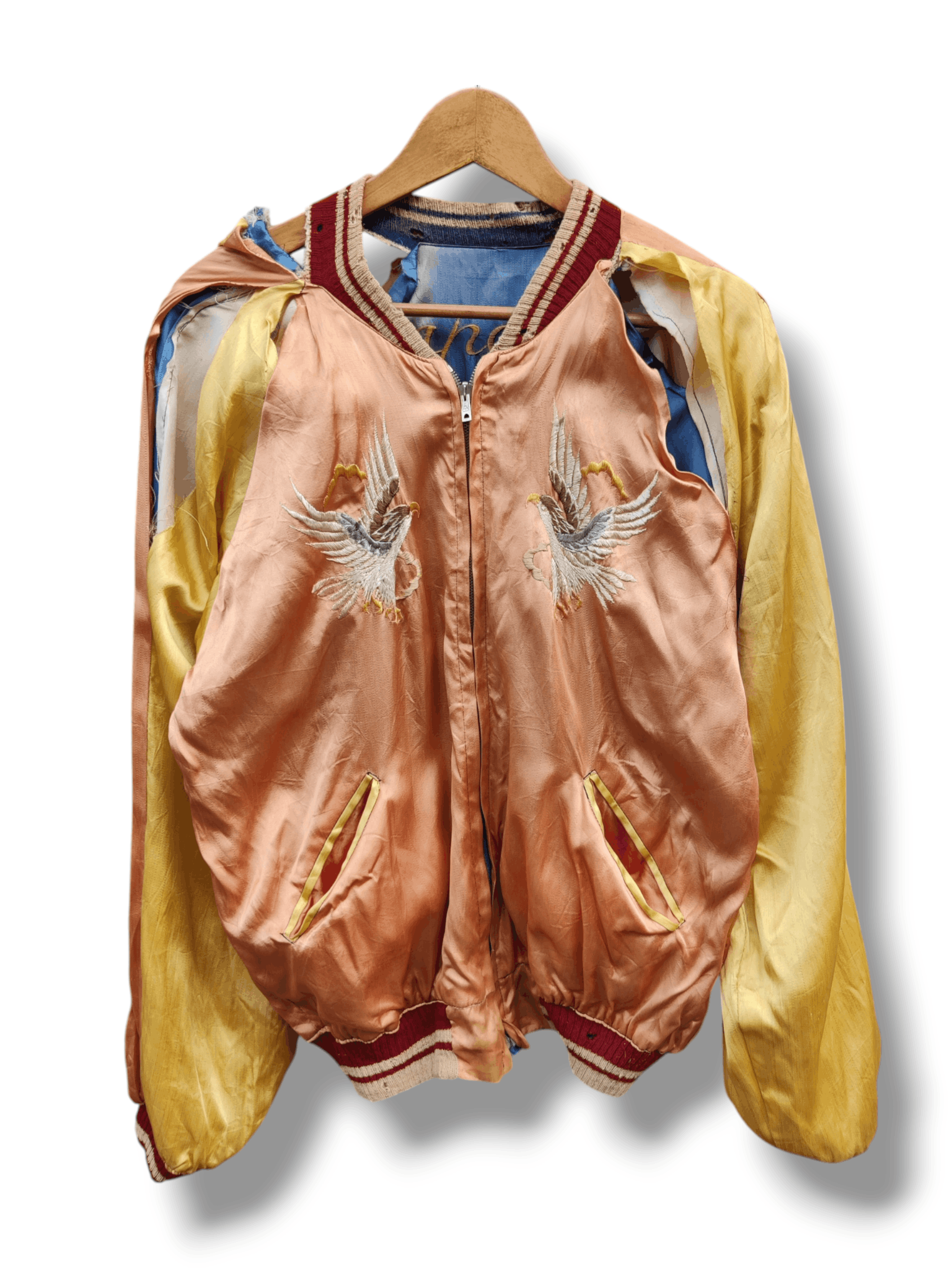 Vintage Vintage Distressed 1950's Sukajan Tiger Embroidery Jacket Size US M / EU 48-50 / 2 - 4 Thumbnail