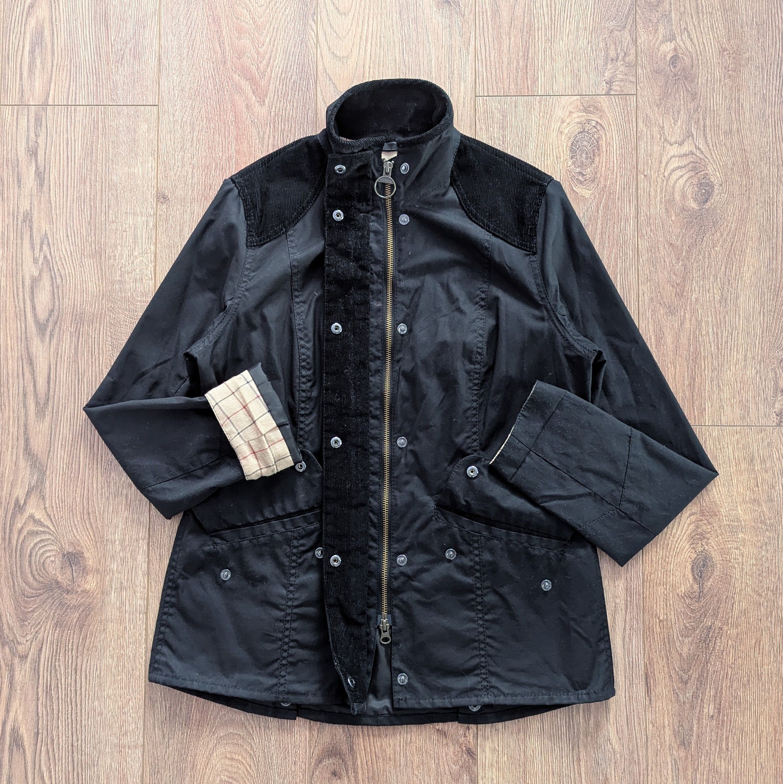 Barbour BARBOUR Isleham Wax Jacket Black British Style Waxed Cotton Size M / US 6-8 / IT 42-44 - 7 Thumbnail