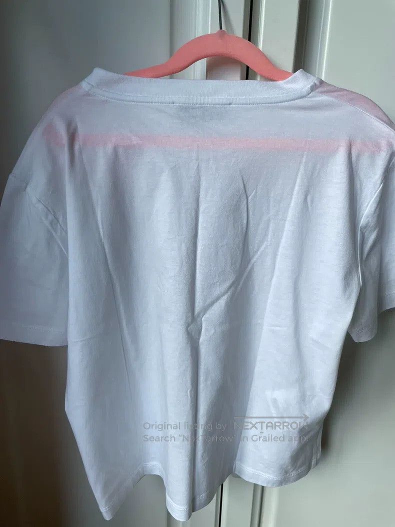 Miu Miu Miu Miu Size L White short-sleeved T-shirt Size L / US 10 / IT 46 - 3 Thumbnail