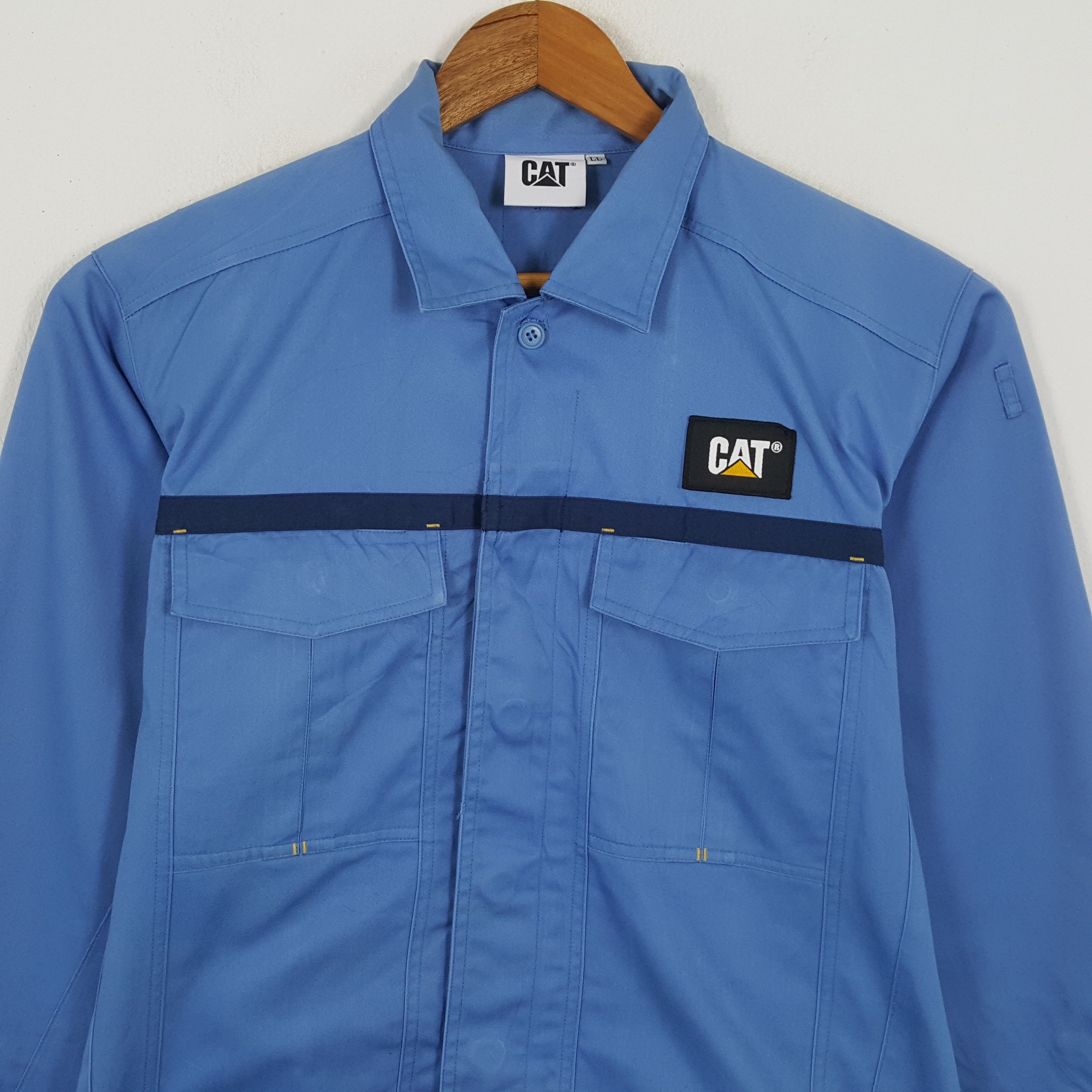 Vintage Vintage CAT American Japanese Motorsports Jacket Size US M / EU 48-50 / 2 - 2 Thumbnail