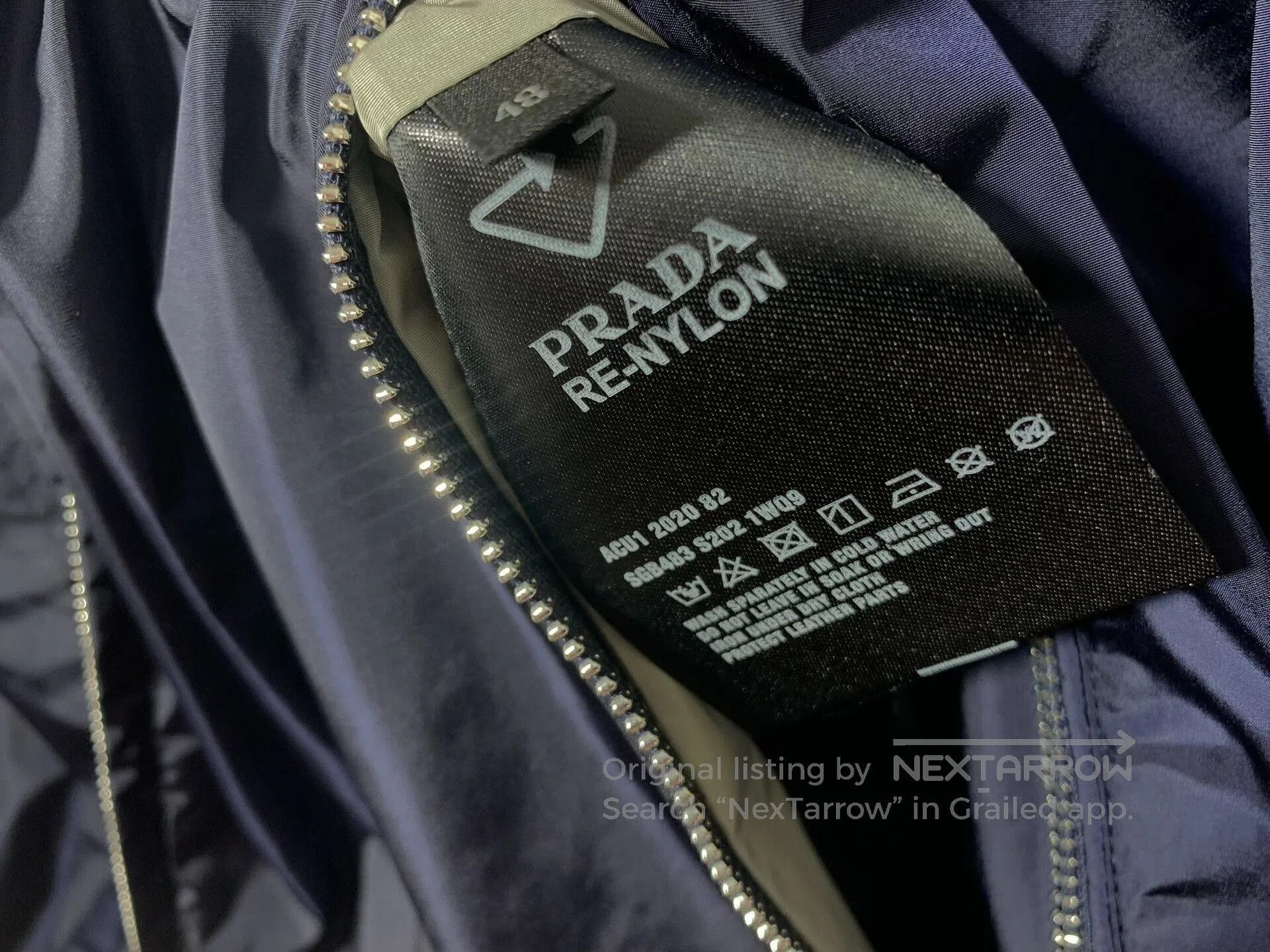 Prada Prada Men's Reversible Hooded Jacket. Size US M / EU 48-50 / 2 - 5 Thumbnail