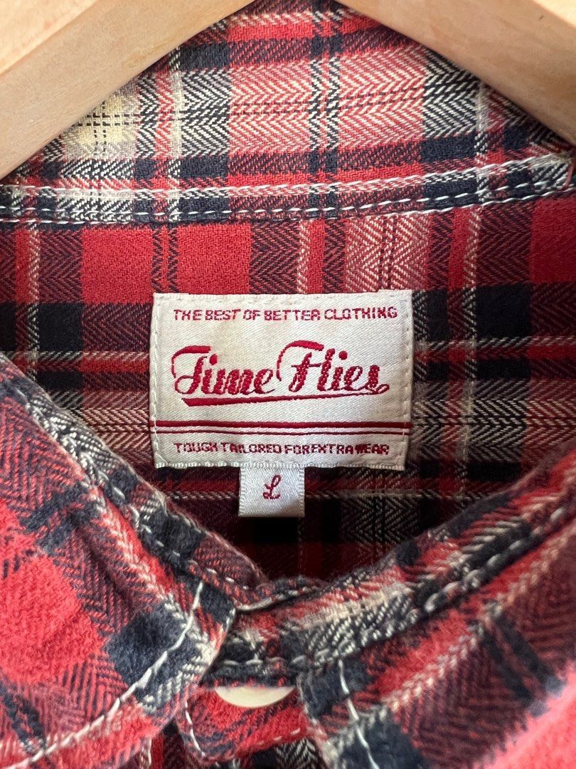 Japanese Brand Japanese Brand Time Flies Plaid Tartan Flannel Shirt 👕 Size US M / EU 48-50 / 2 - 4 Thumbnail