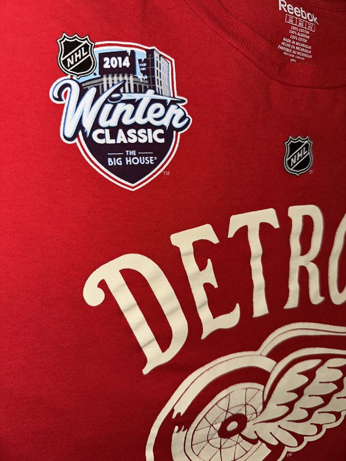 Reebok Detroit Red Wings Winter Classic Howard #35 Jersey tee 2XL Size US XXL / EU 58 / 5 - 4 Thumbnail