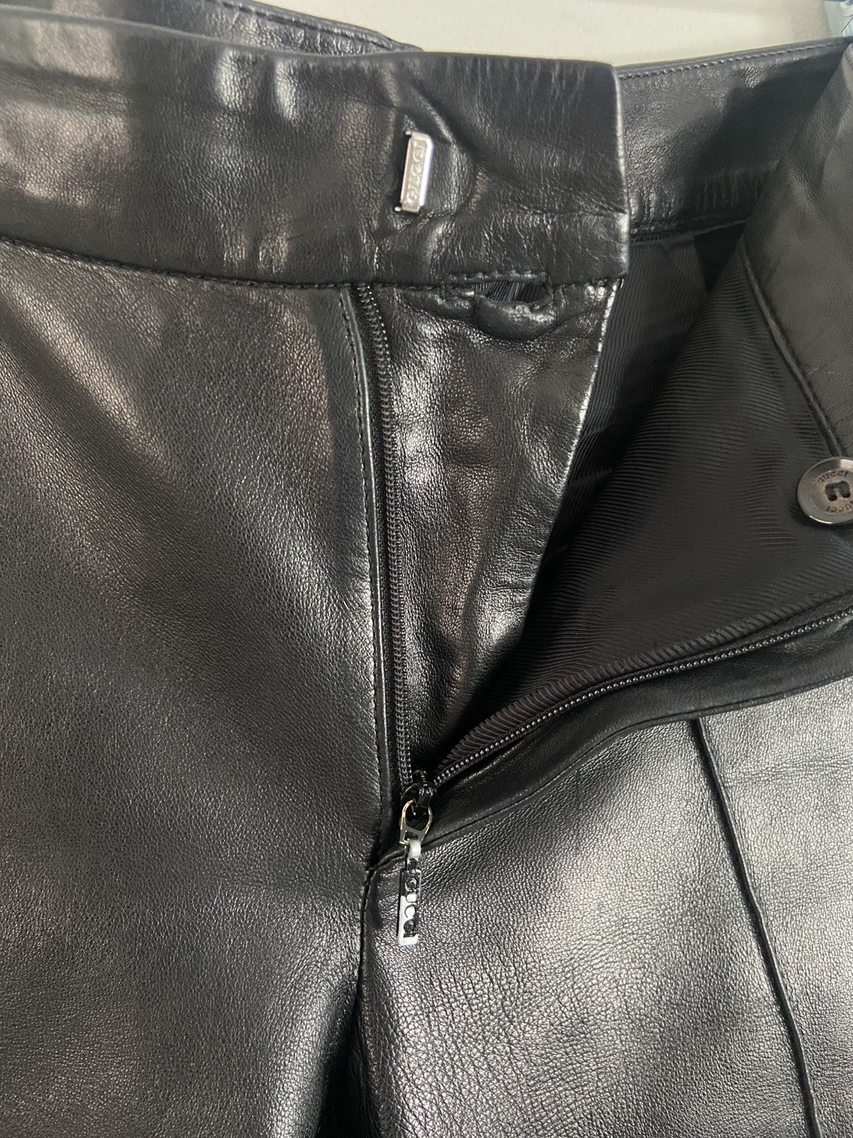 Gucci Gucci Tom Ford nappa leather pants Size US 29 - 4 Thumbnail