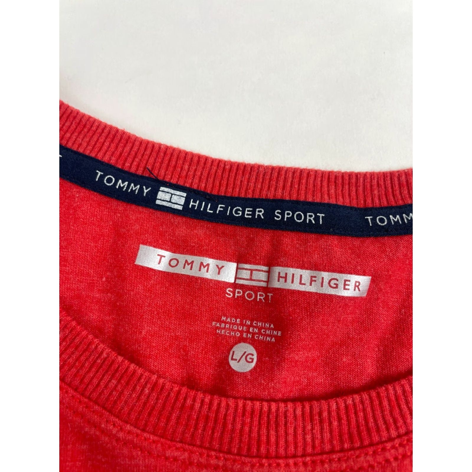 Tommy Hilfiger Tommy Hilfiger T-Shirt Women's L Red White Stripes Round Neck Short Sleeve Casual Modern Basic Shirts Womens Size L / US 10 / IT 46 - 6 Thumbnail