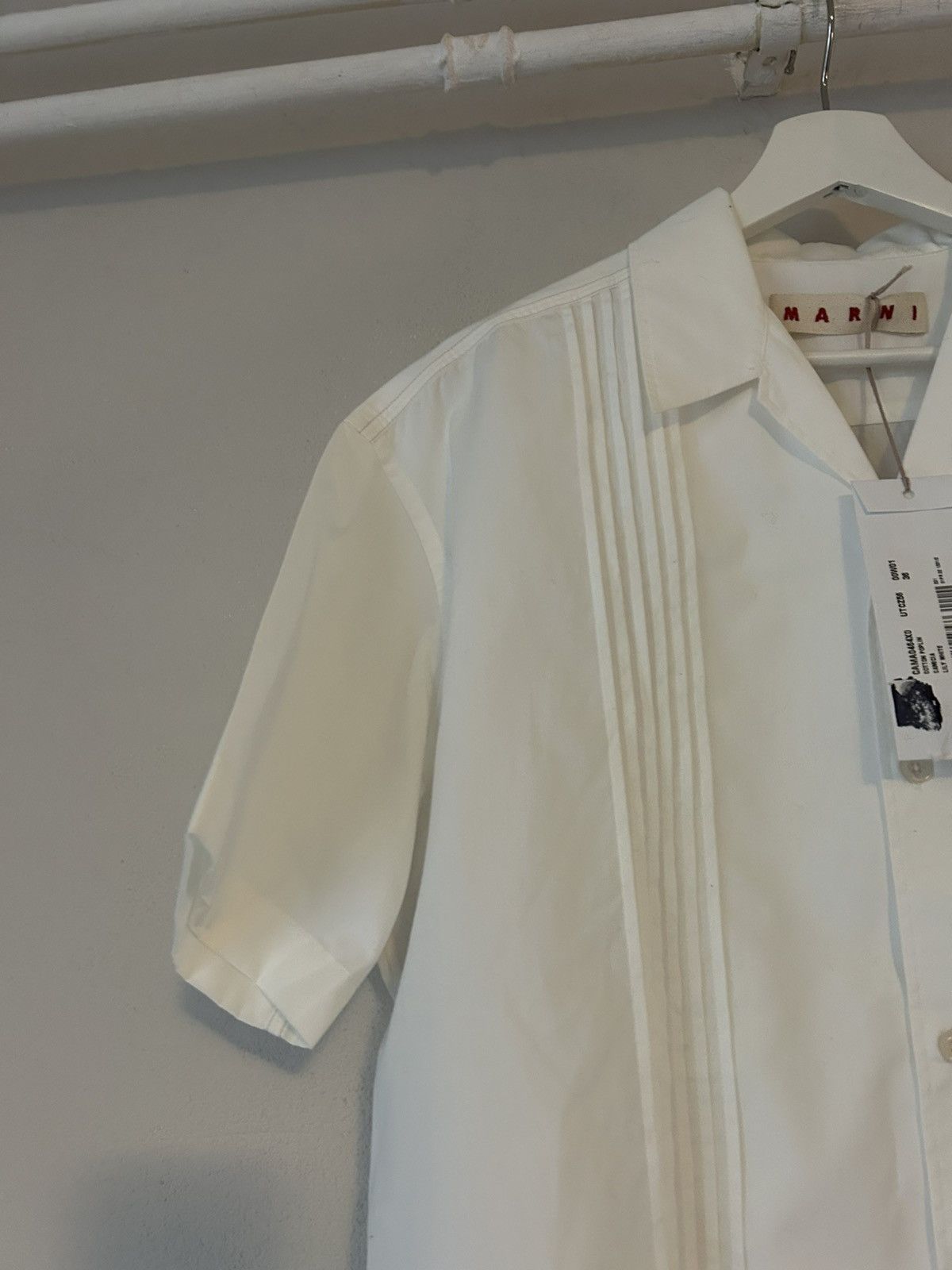 Marni Marni Short-Sleeve Poplin Shirt Size US M / EU 48-50 / 2 - 4 Thumbnail