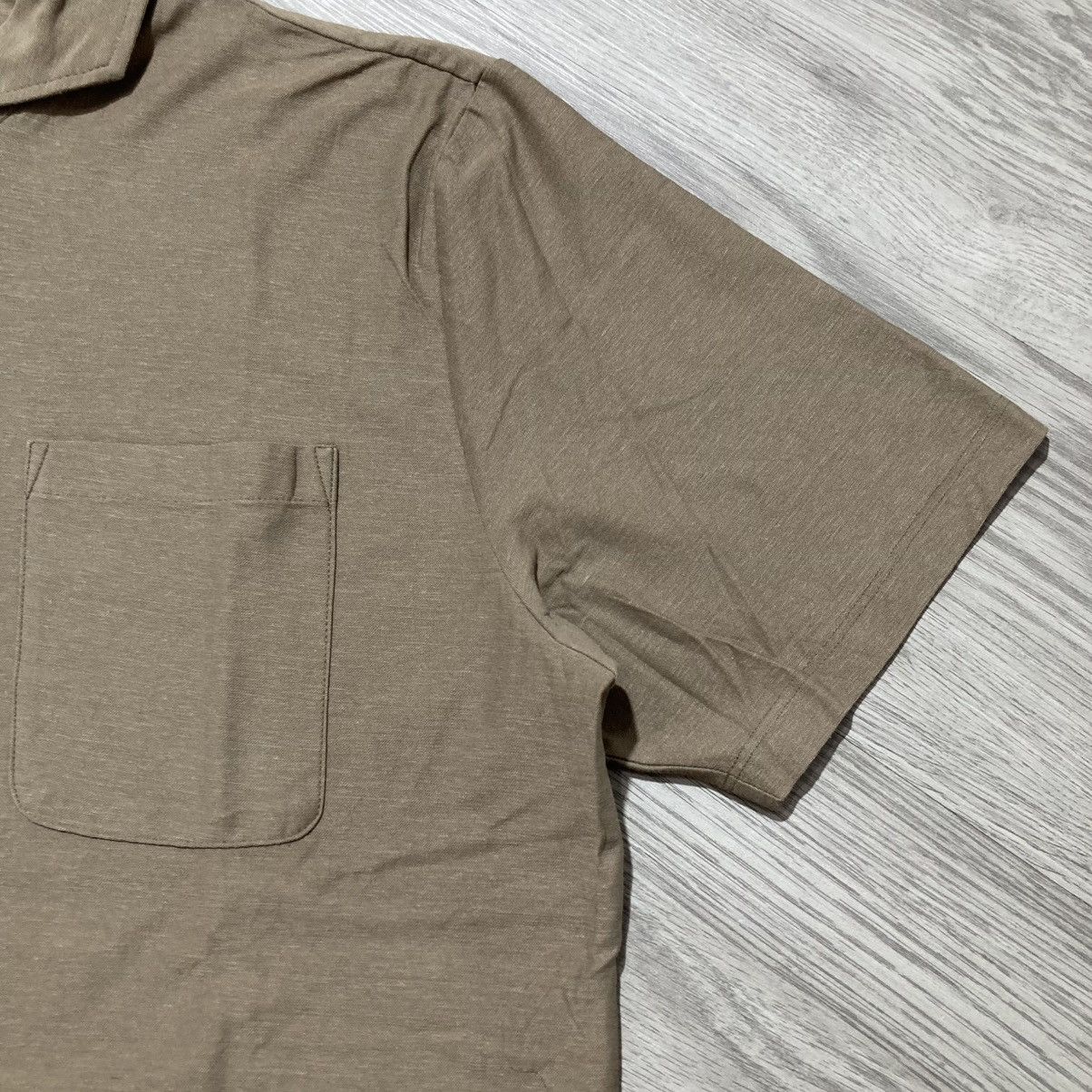 Japanese Brand 2000s Artisan Pocket Polo Tshirt Brown Designer Size US L / EU 52-54 / 3 - 4 Thumbnail