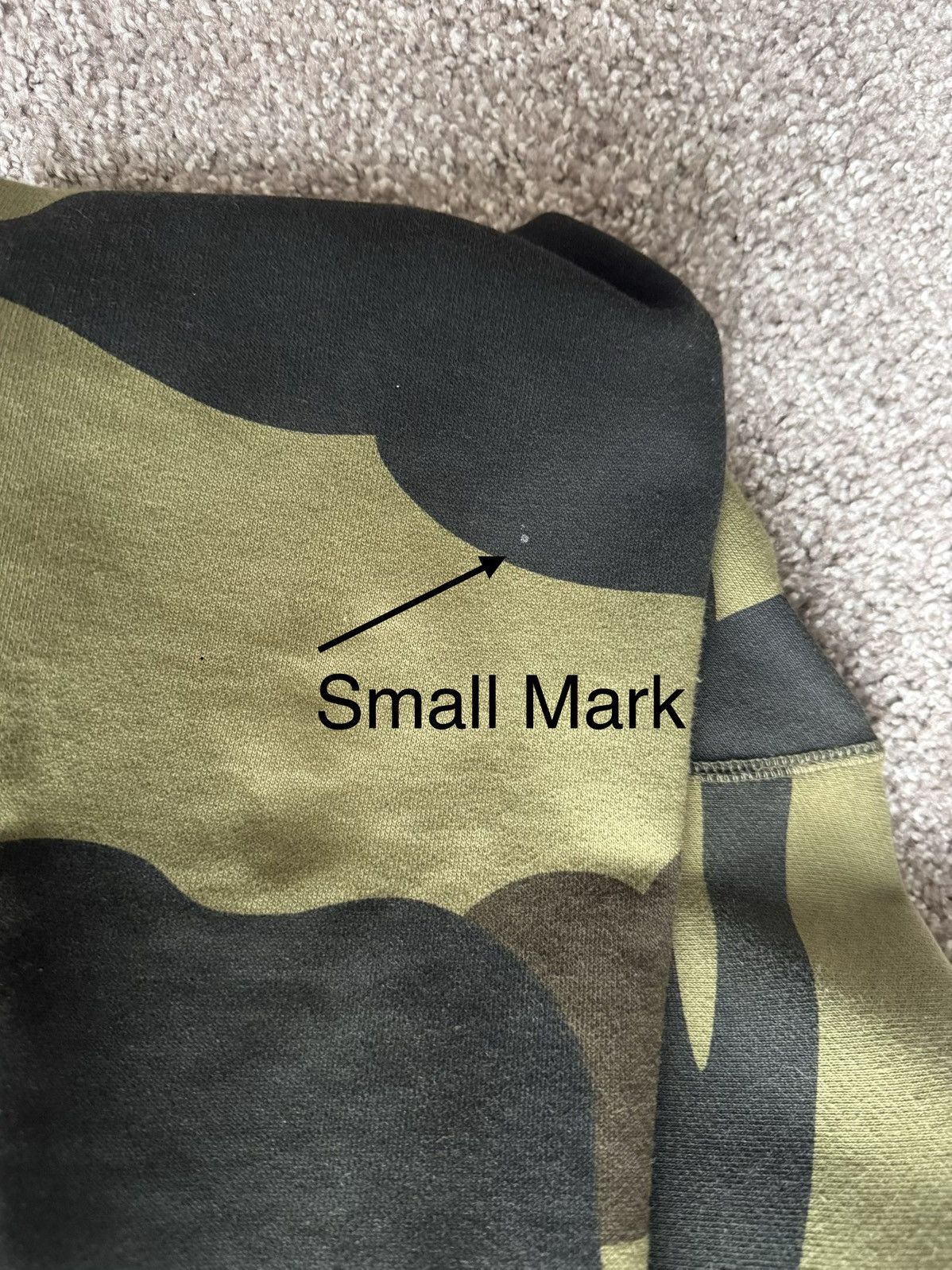 Bape BAPE Big APE HEAD 1st camo green full zip hoodie Size US S / EU 44-46 / 1 - 8 Thumbnail