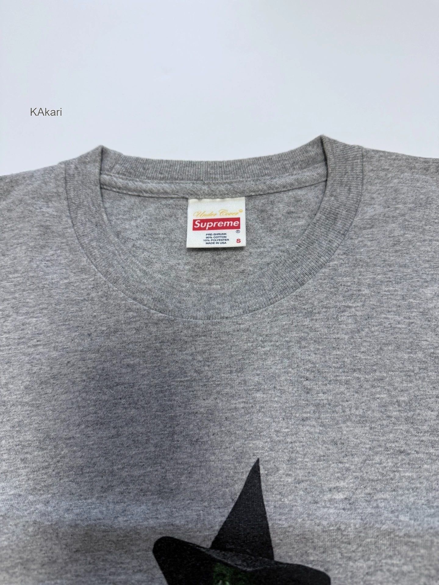 Supreme Gray Witch Graphic Short Sleeve T-Shirt Size US S / EU 44-46 / 1 - 3 Thumbnail