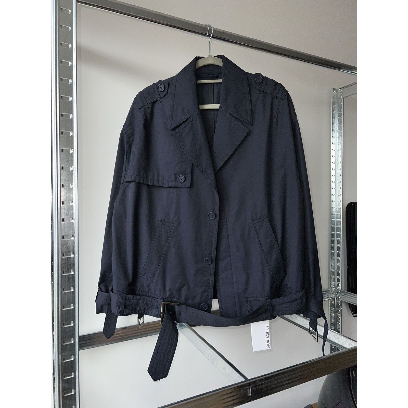 Neil Barrett Neil barrett ss13 technical cotton oversize fit jacket Size US M / EU 48-50 / 2 - 1 Thumbnail