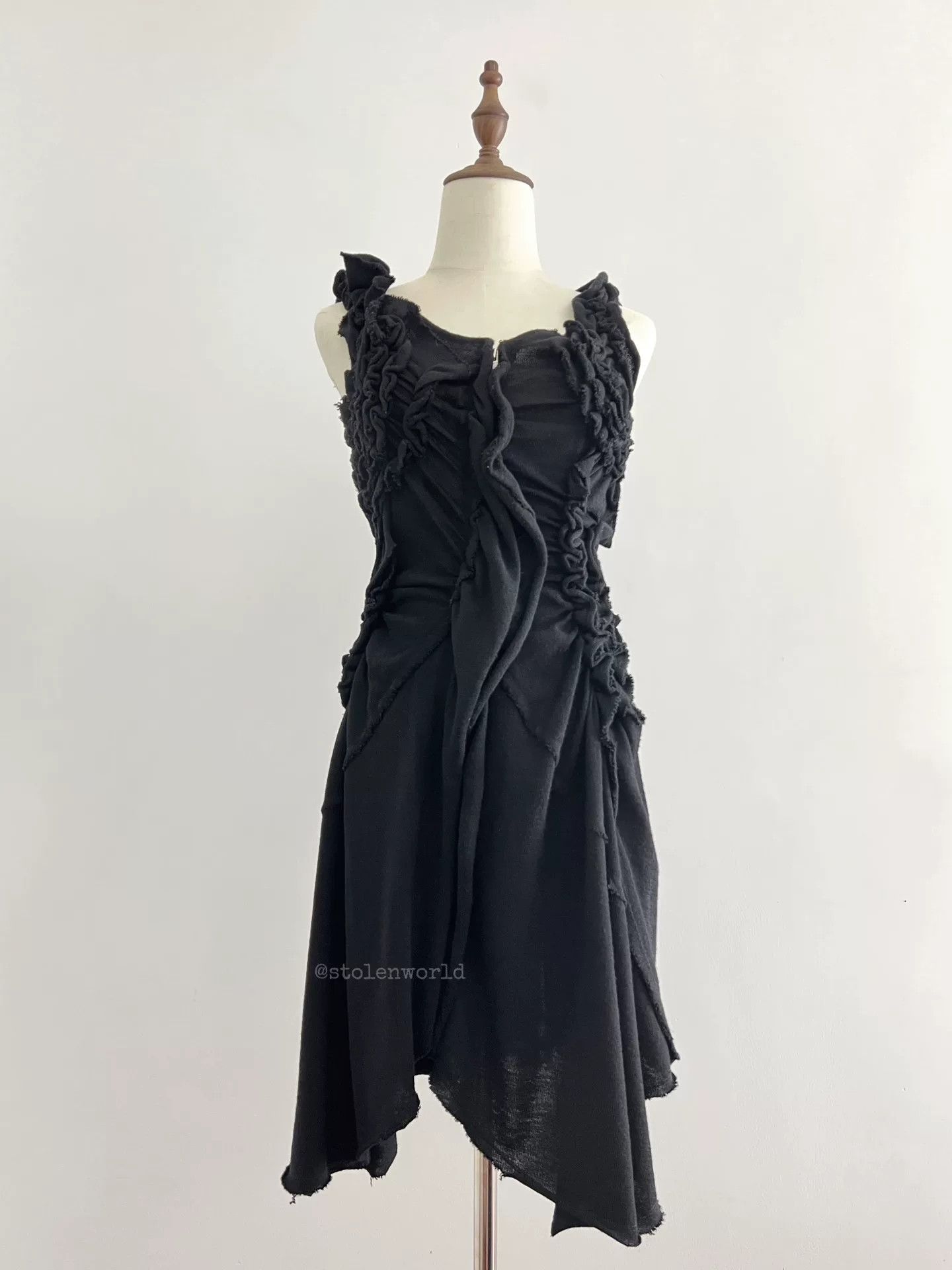 Comme des Garcons Comme des Garçons Asymmetric Wool Dress Size M / US 6-8 / IT 42-44 - 1 Thumbnail