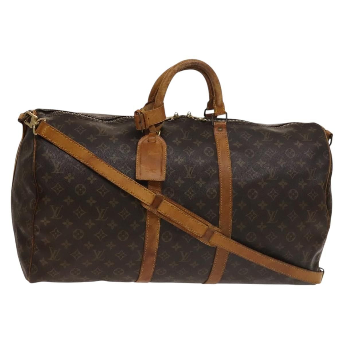 Louis Vuitton LOUIS VUITTON Monogram Keepall Bandouliere 55 Boston Bag Size ONE SIZE - 1 Thumbnail