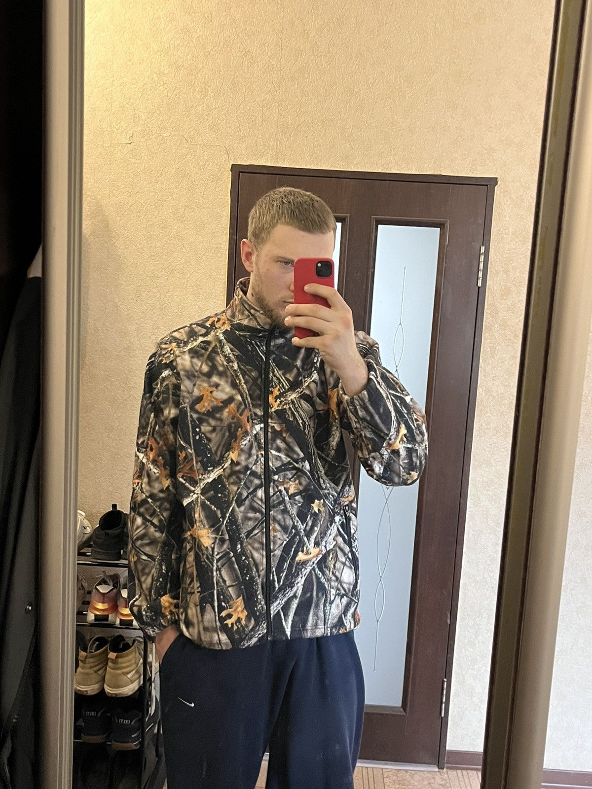 Realtree × Vintage Vintage RealTree Fleece sweatshirt workwear Jacket hype Size US XL / EU 56 / 4 - 2 Thumbnail