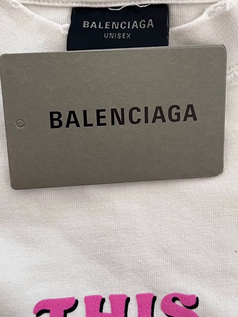Balenciaga Balenciaga SS24 Logo Print Long Crew Neck T-Shirt 2505-Next Size US M / EU 48-50 / 2 - 5 Thumbnail