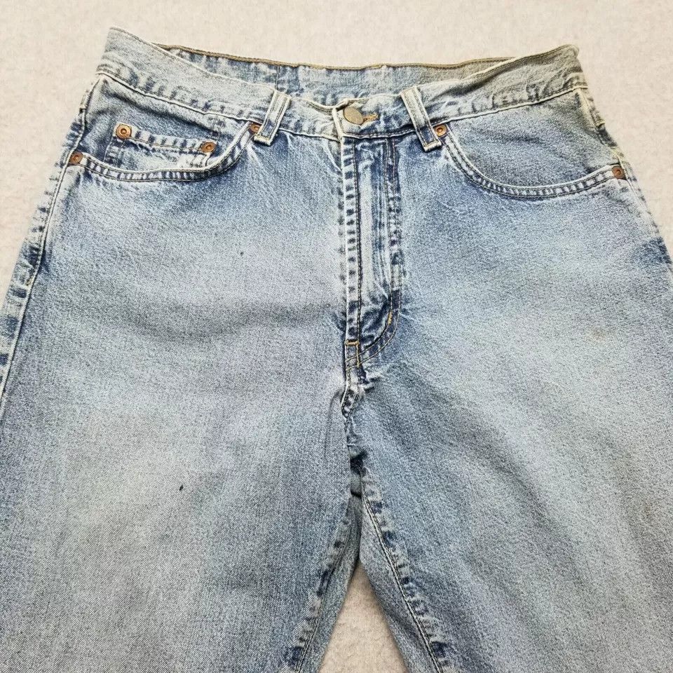 Lucky Brand VINTAGE Lucky Brand Womens 28x29 Denim Distressed Flared Size 28" / US 6 / IT 42 - 6 Thumbnail