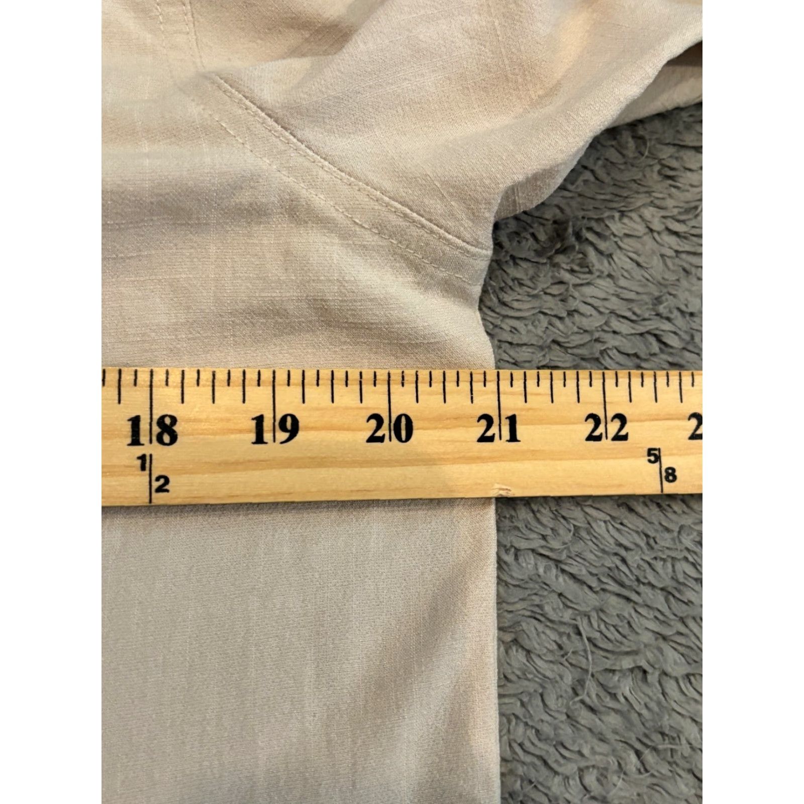 Kenneth Cole Kenneth Cole Shirt Mens Medium Beige Rayon Blend Band Collar Lightweight Office Dress Shirt Long Sleeve Button Cuff Mens Regular Prime Size US M / EU 48-50 / 2 - 3 Thumbnail