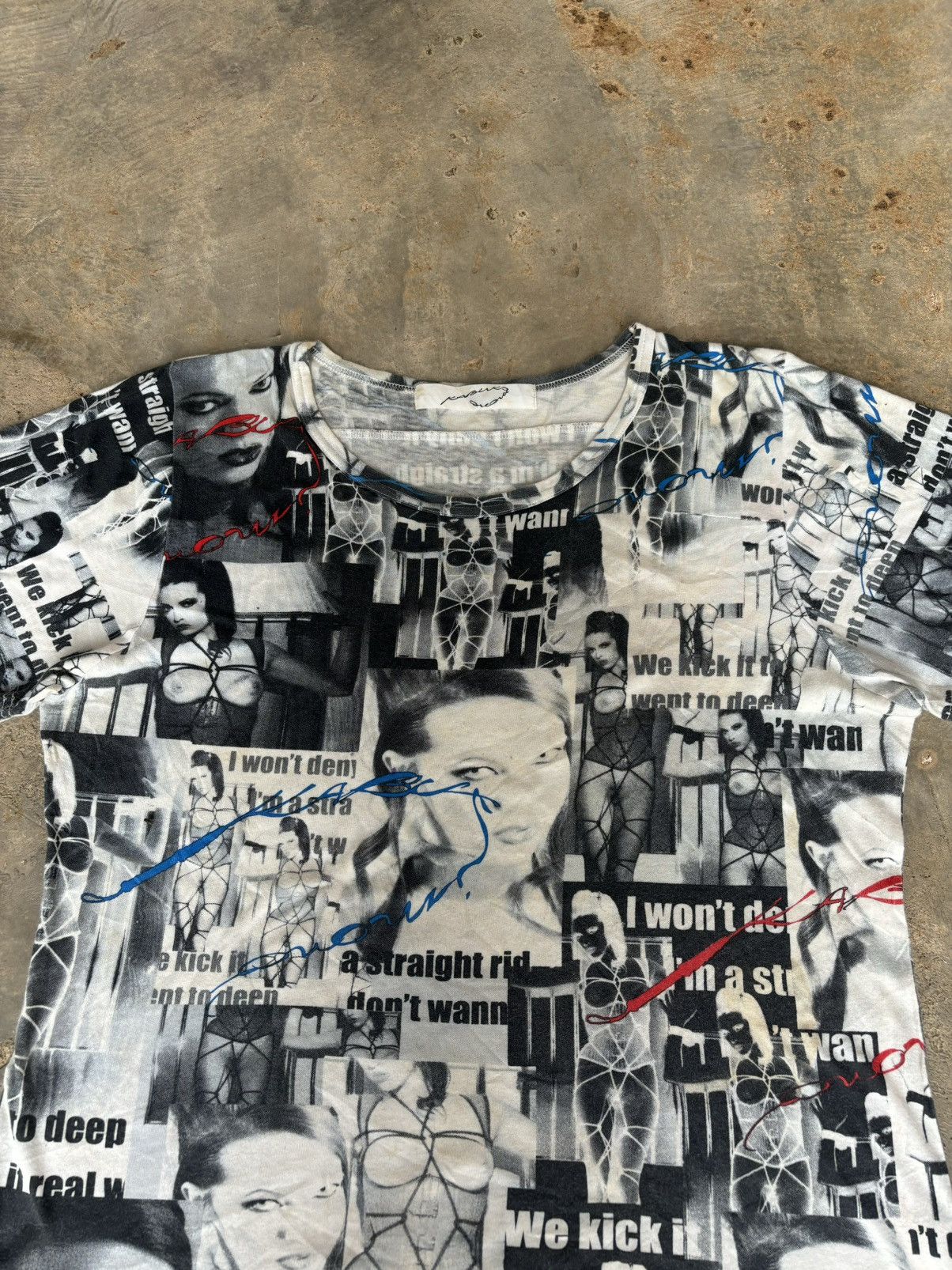 Hysteric Glamour Y2k Sexy Women's Opium Full Print Tshirt Size US M / EU 48-50 / 2 - 2 Thumbnail