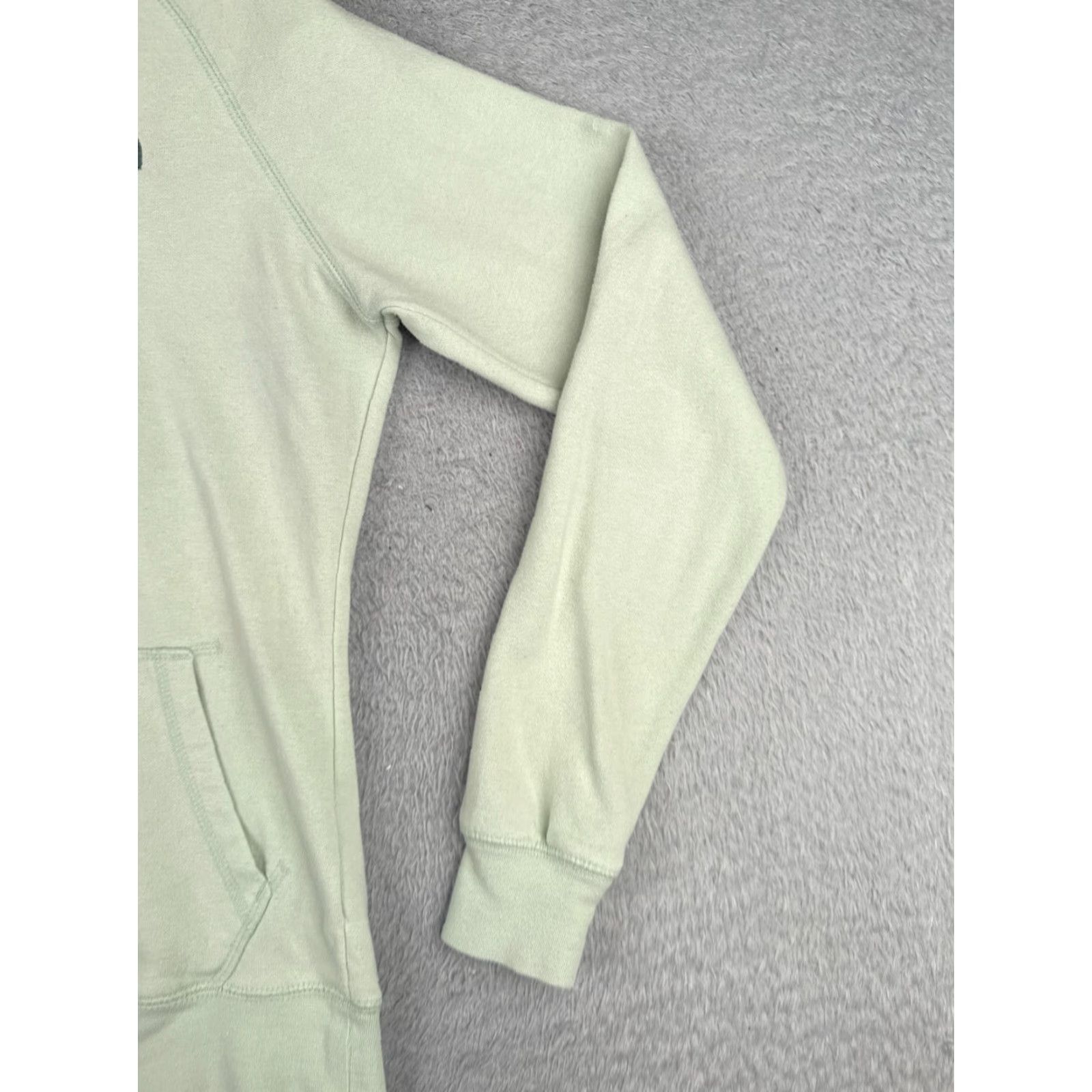 The North Face The North Face Hoodie Womens Small Green Pullover Jersey Cotton Blend Logo Pocket Casual Size S / US 4 / IT 40 - 2 Thumbnail