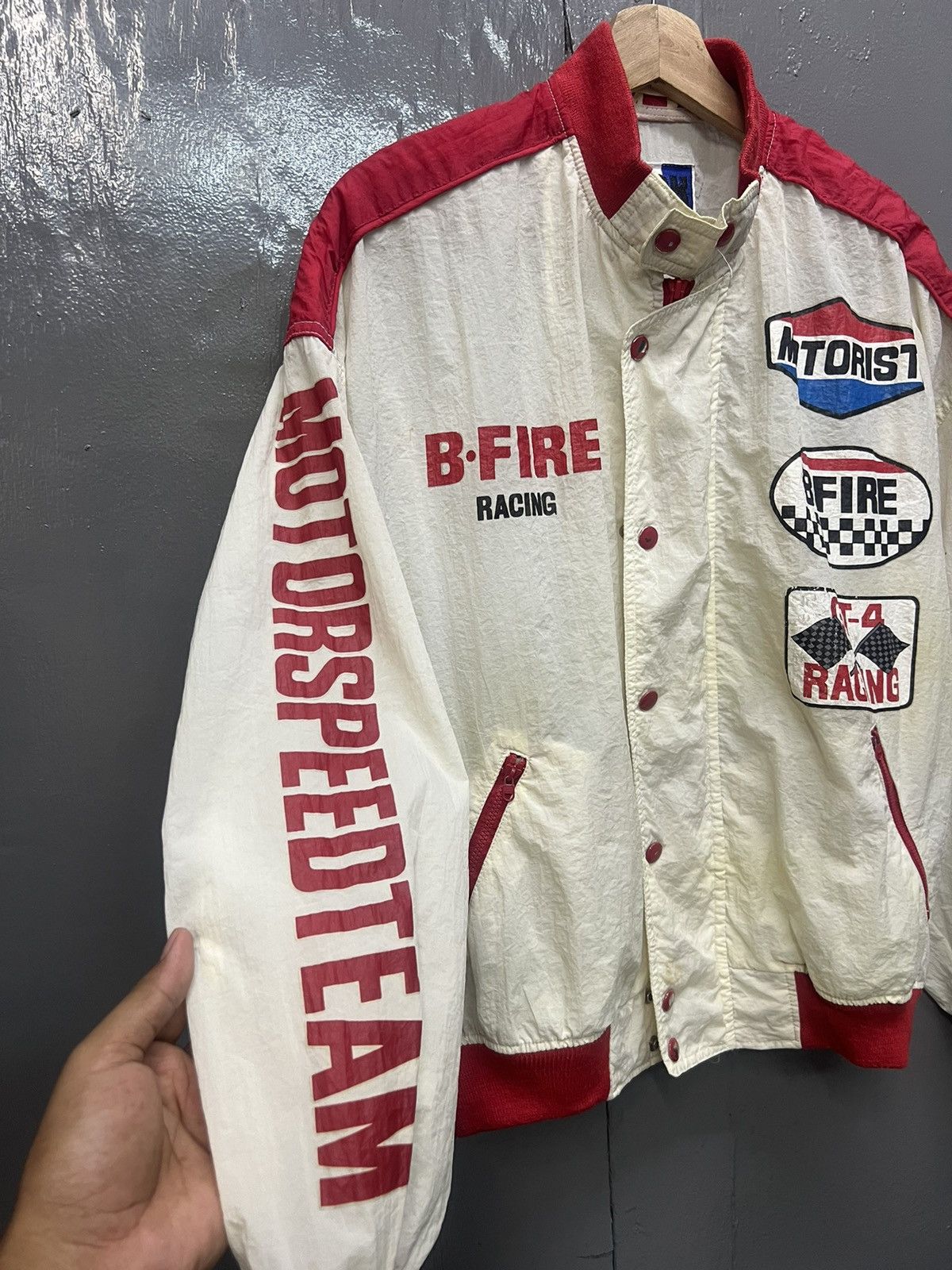 Vintage BACK FIRE RACING MOTORSPEED TEAM JACKET Size US M / EU 48-50 / 2 - 4 Thumbnail
