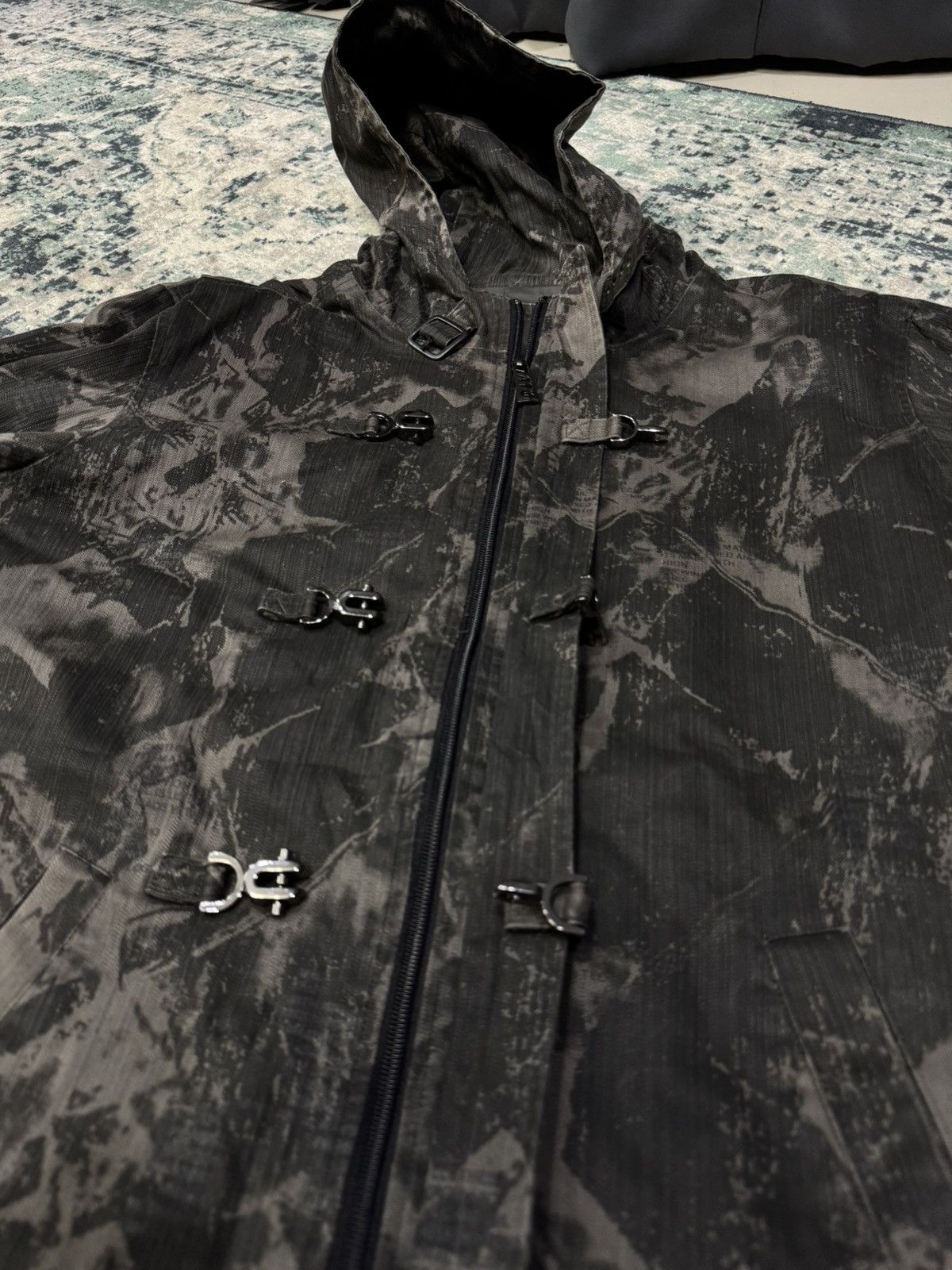 In The Attic IN THE ATTIC ALL OVER PRINT GABARDINE PARKA JACKET Size US M / EU 48-50 / 2 - 3 Thumbnail