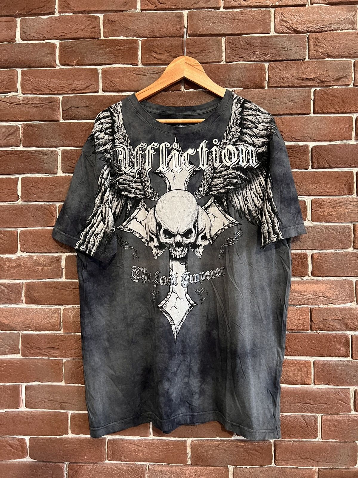 Affliction Rare Affliction Eagle Skull Fedor Emelianenko USA OVP Tee Size US XXL / EU 58 / 5 - 1 Thumbnail