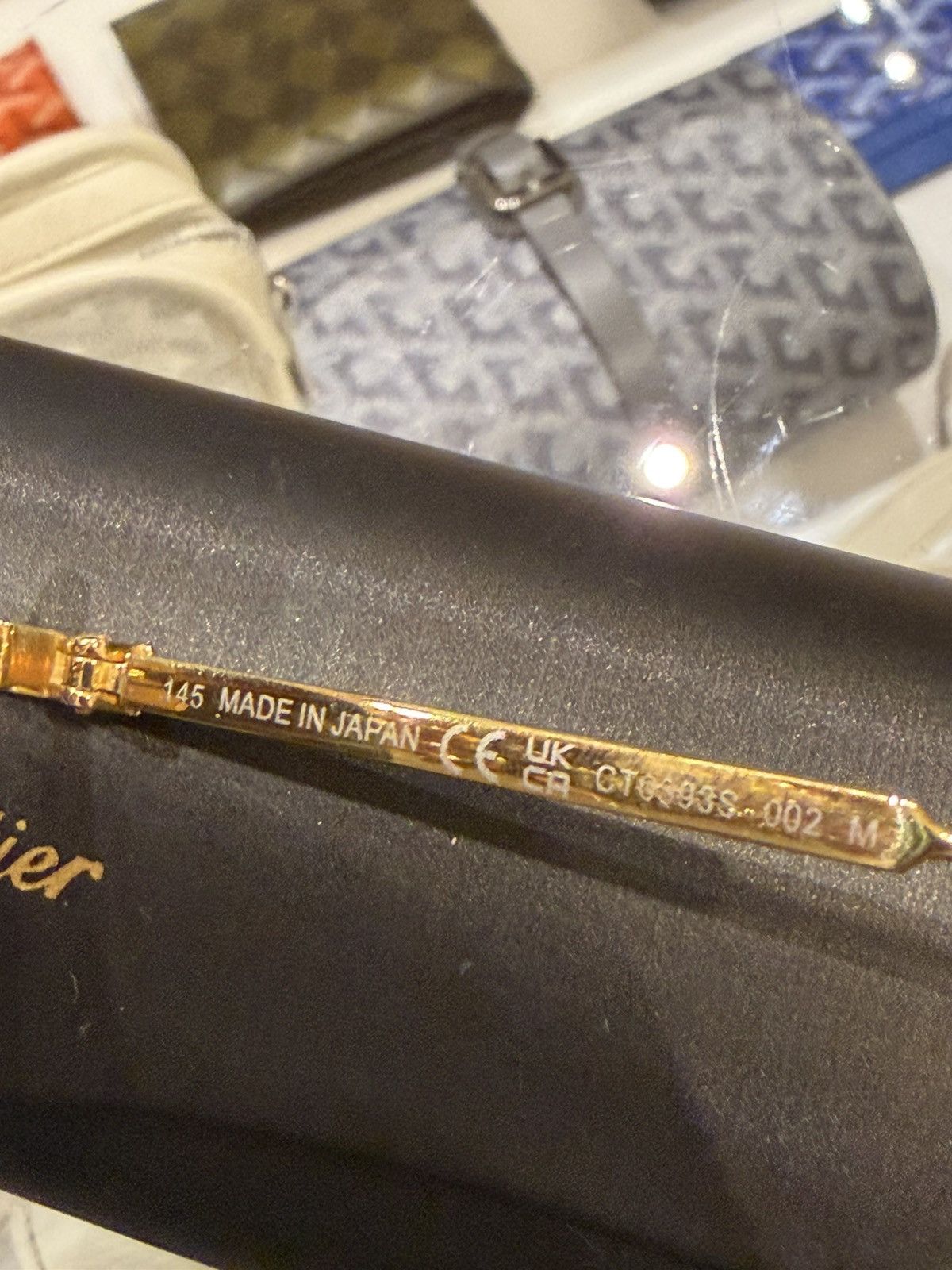 Cartier Cartier Signature C de Cartier Oval Sunglasses - CT0393S Size ONE SIZE - 4 Thumbnail