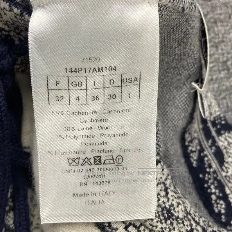 Dior Dior Women's Navy Cashmere Shorts . Size 23" - 5 Thumbnail