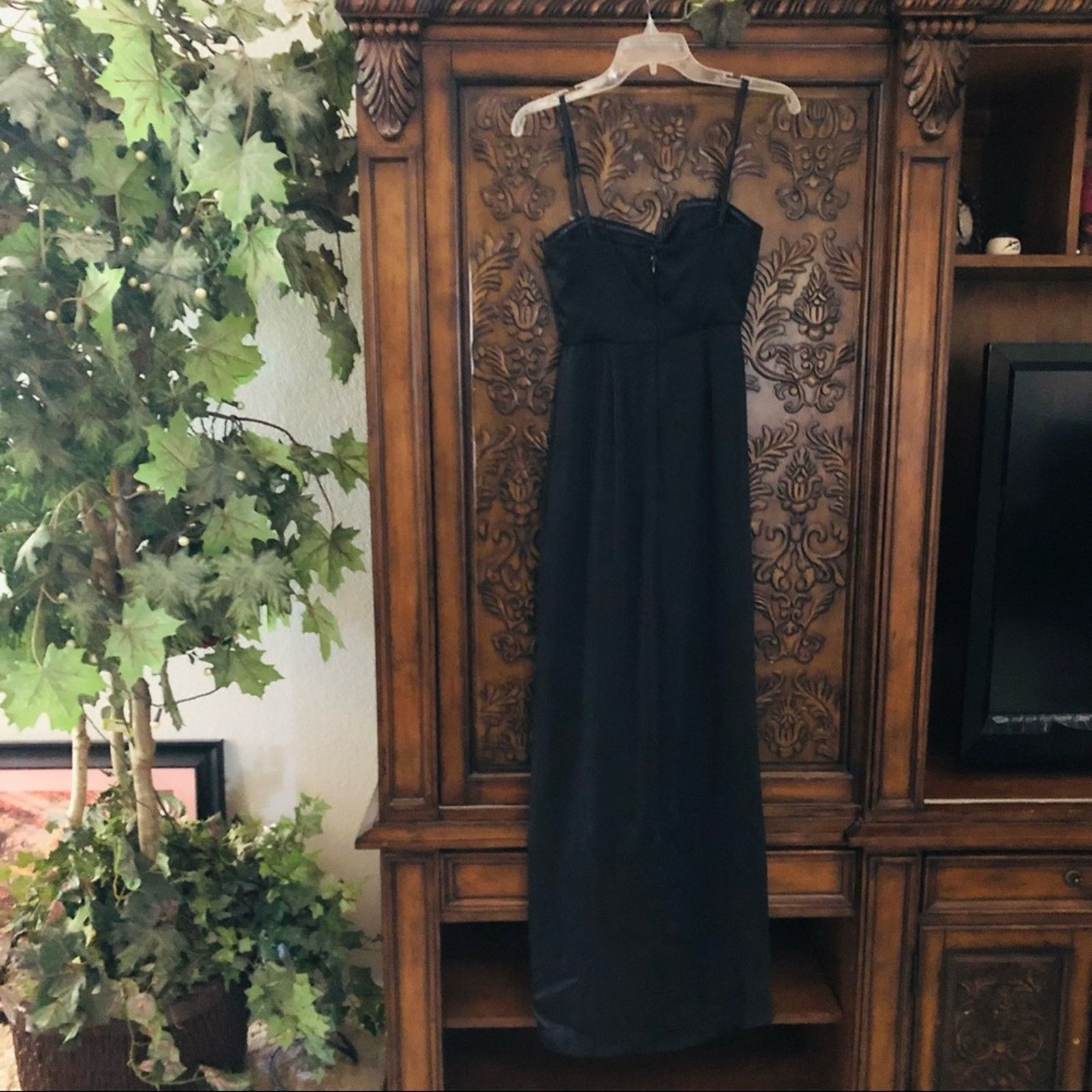 Bcbgmaxazria BCBG black strapless gown prom party cocktail dress Size XS / US 0-2 / IT 36-38 - 2 Thumbnail