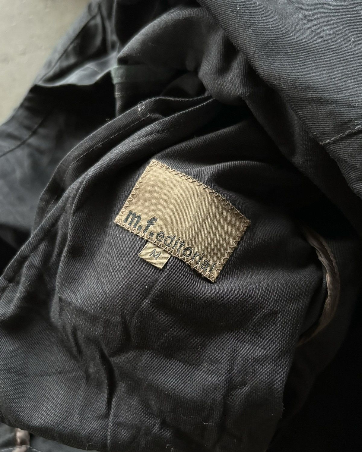 If Six Was Nine × Japanese Brand × Le Grande Bleu (L.G.B.) 2000s m.f.Editorial Multi Zip Up Canvas Black Jacket Size US L / EU 52-54 / 3 - 5 Thumbnail
