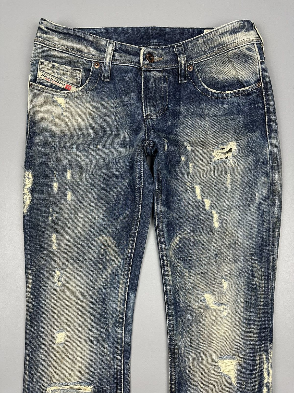 Diesel × Vintage 🔥Rare🔥Distressed Vintage Diesel Industry Lowky Regular Denim Size US 28 / EU 44 - 5 Thumbnail