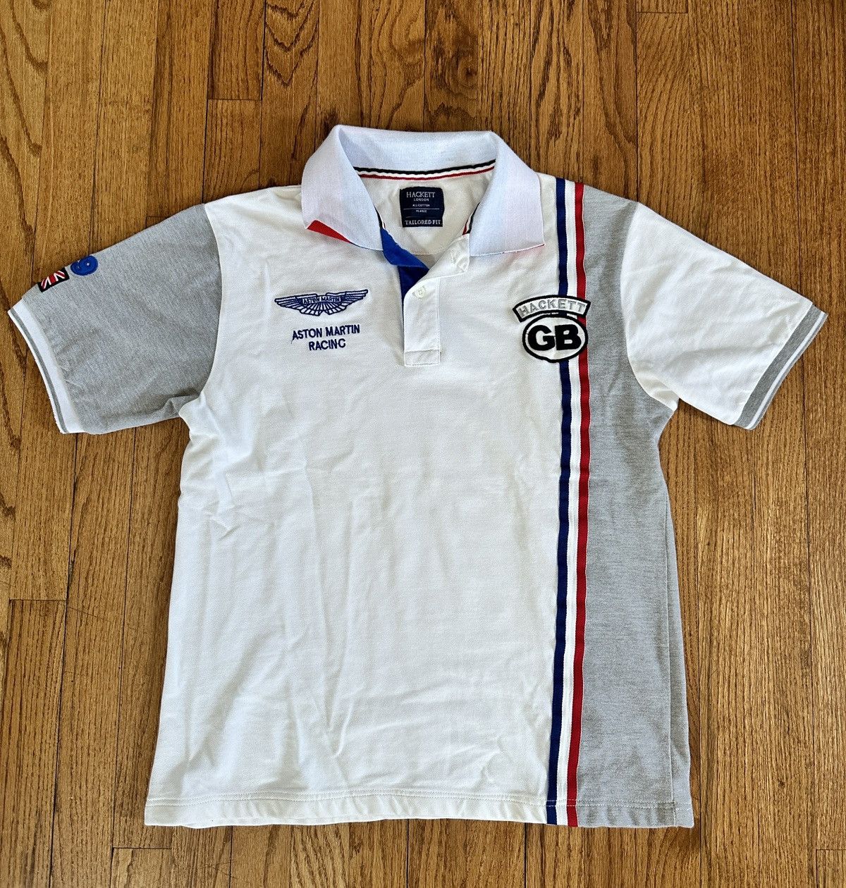 Hackett × Vintage Hackett London Aston Martin Racing Polo Size US XL / EU 56 / 4 - 1 Thumbnail