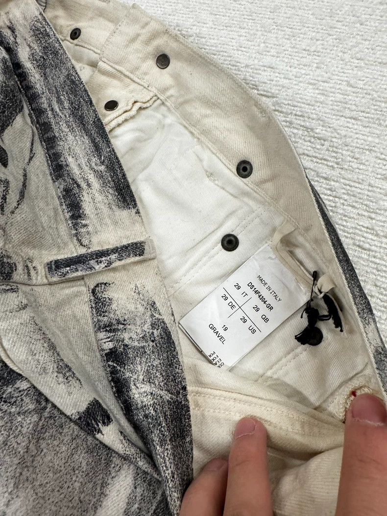 Rick Owens Rick Owens Early lacquer printed jeans 2504-Nextarrow Size US 29 - 5 Thumbnail
