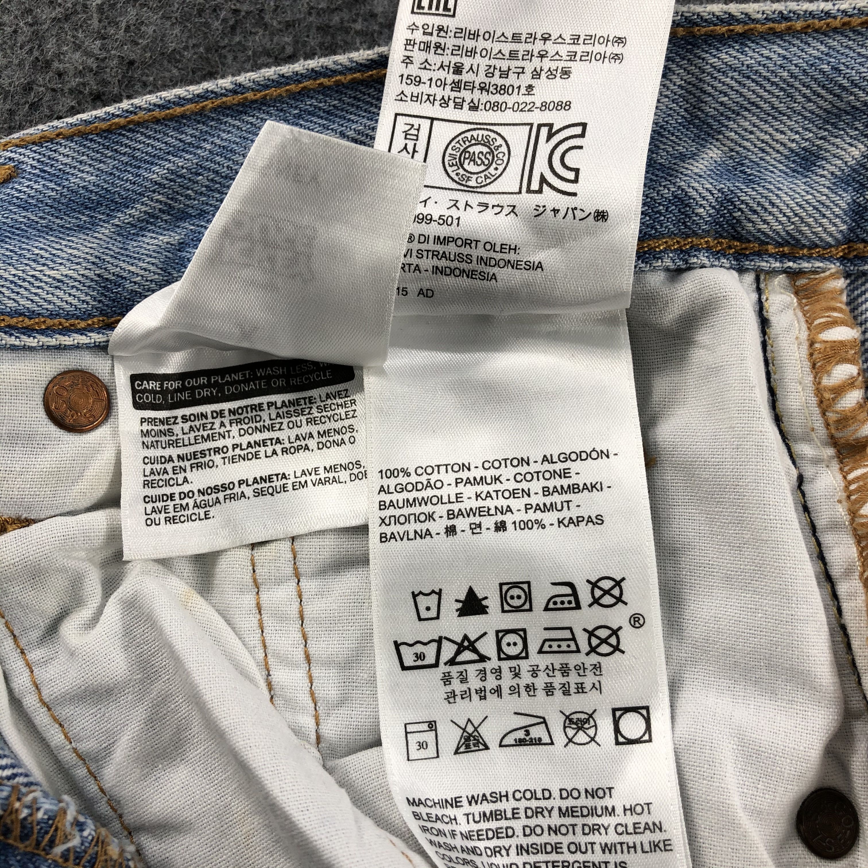 Levi's Levis 501 x Mickey Mouse Jeans-JM1436 Size US 28 / EU 44 - 9 Thumbnail