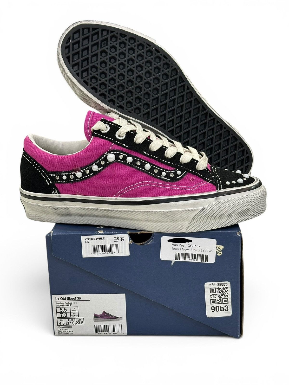 Vans Vans OTW Old Skool 36 Pearlized Pack Pink Black Size 5.5M Size US 5.5 / EU 38 - 1 Thumbnail