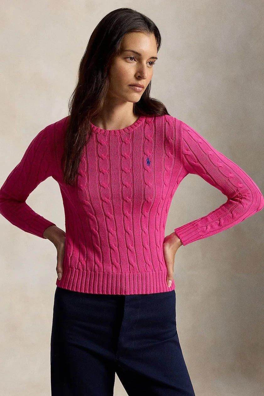 Polo Ralph Lauren Polo Ralph Lauren Cable-Knit textured Sweater Vintage Y2K Size L / US 10 / IT 46 - 1 Thumbnail