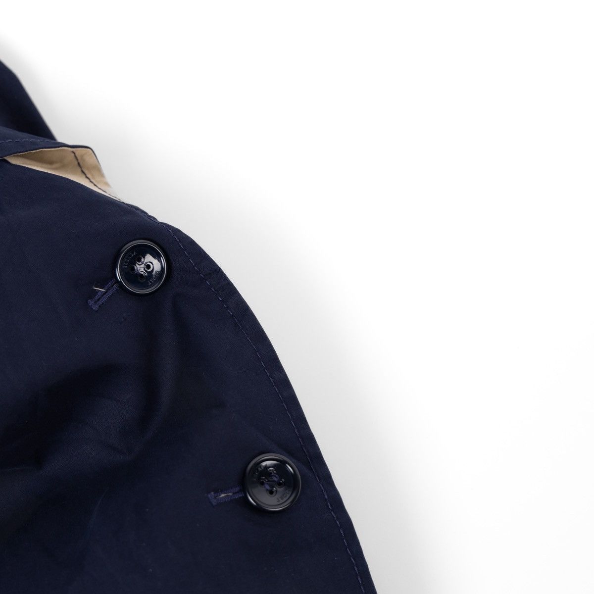 Escada Sport Escada Womens Trench Coat Blue Classic Lightweight Jacket Size M / US 6-8 / IT 42-44 - 7 Thumbnail