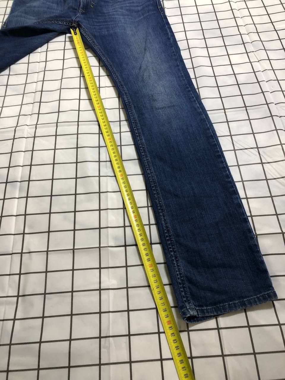 Diesel Diesel Thavar 0880G Faded Whiskered Denim Slim Jeans Size US 32 / EU 48 - 5 Thumbnail
