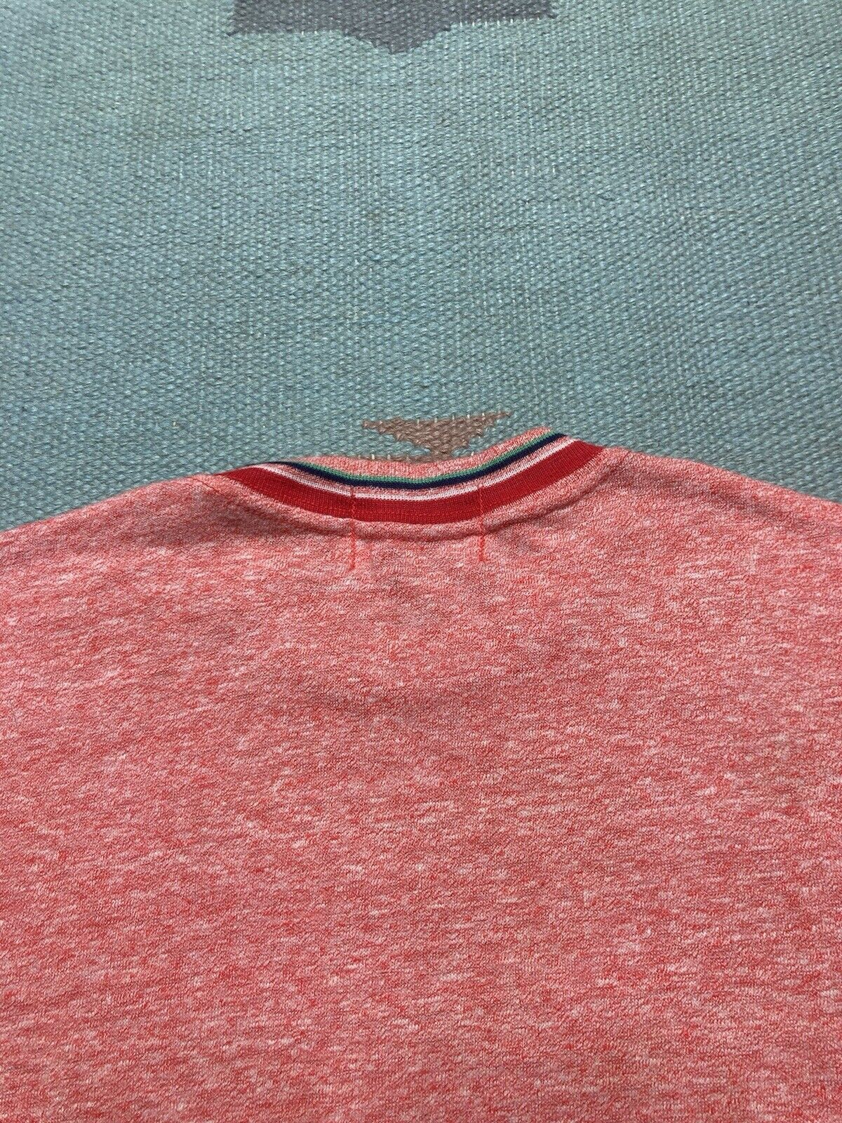 Vintage 70s blank t shirt heather cotton blend single stitch small Size US S / EU 44-46 / 1 - 10 Thumbnail