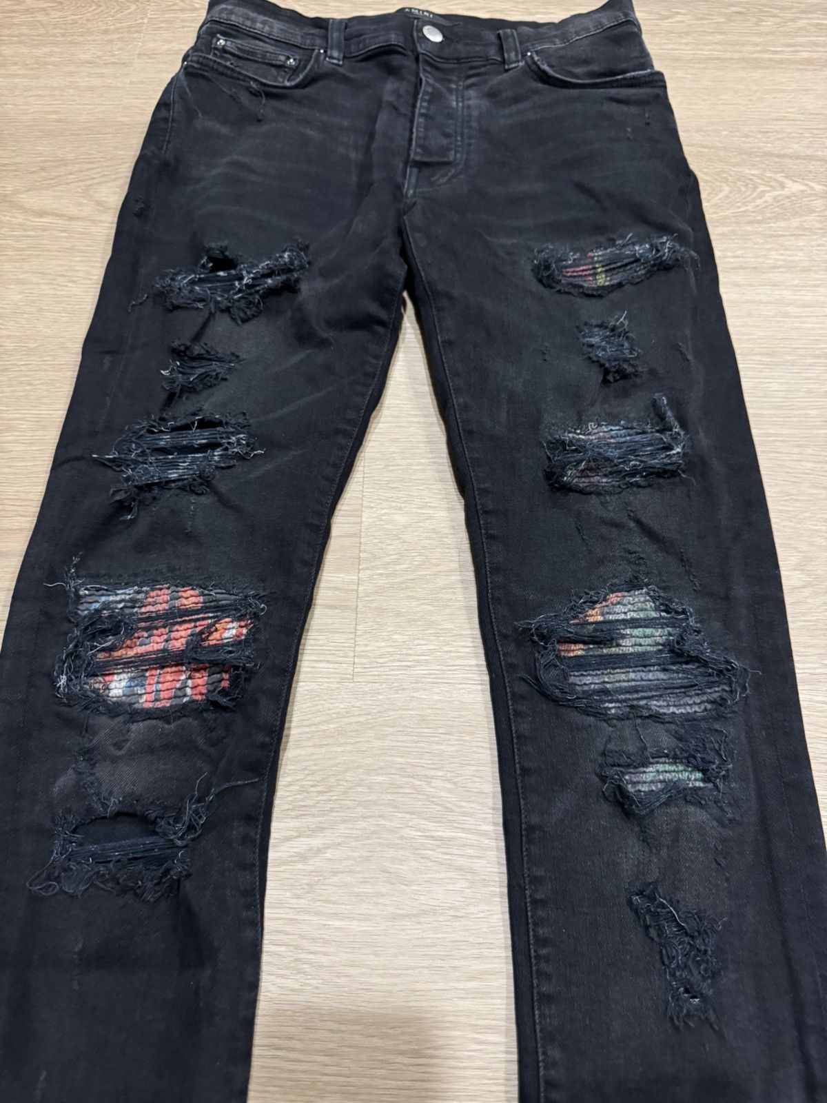 Amiri Amiri Thrasher Denim Size US 29 - 2 Thumbnail